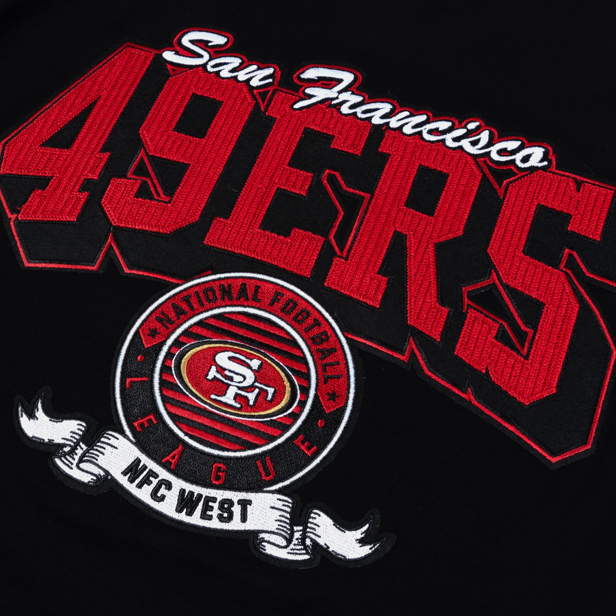 Pro Standard San Francisco 49ers Team Badge Mens Short Sleeve