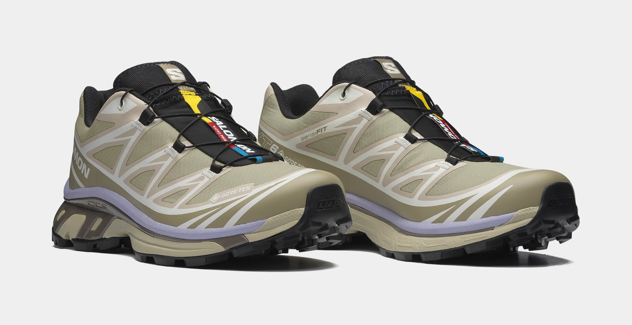 Salomon XT 6 GORE-TEX Mens Running Shoes Eucalyptus Silver Sage