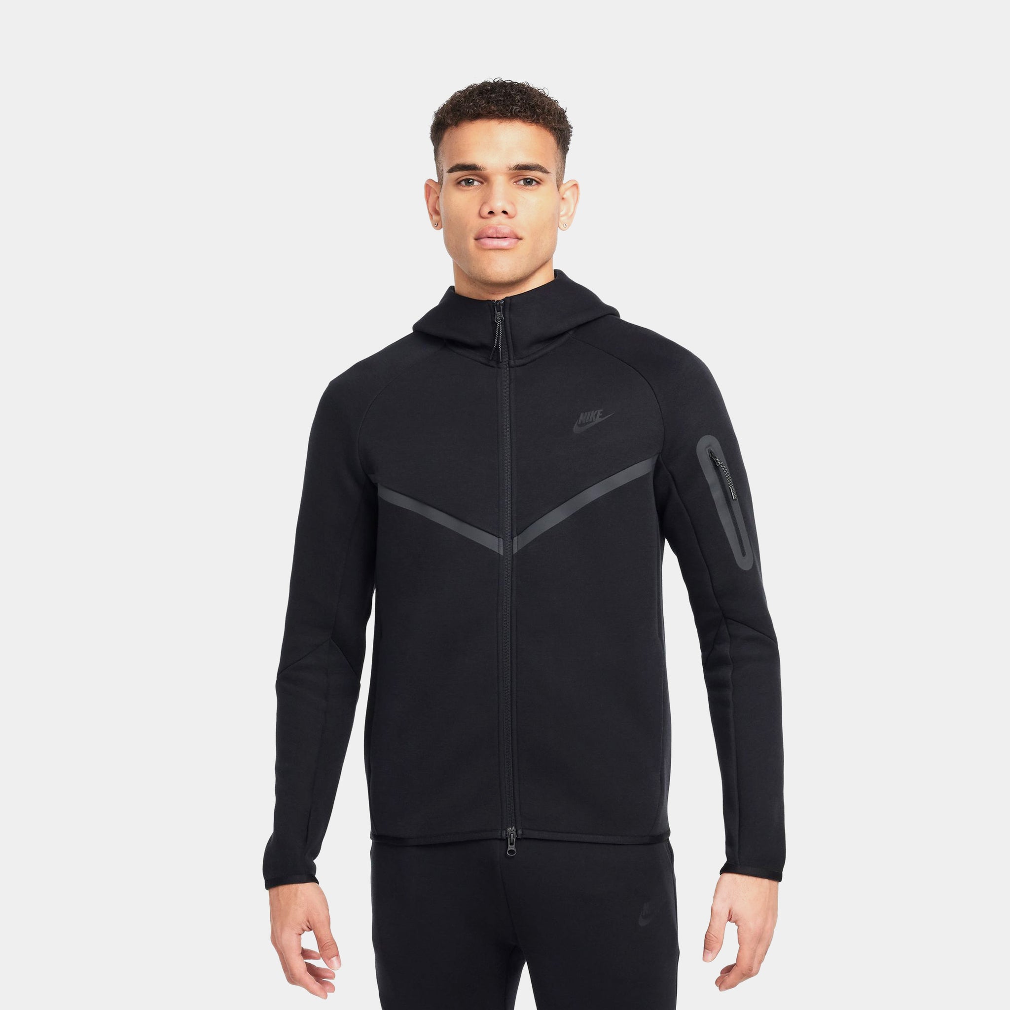 Nike NSW Tech Fleece Full Zip Mens Hoodie Black HV0949-010 – Shoe