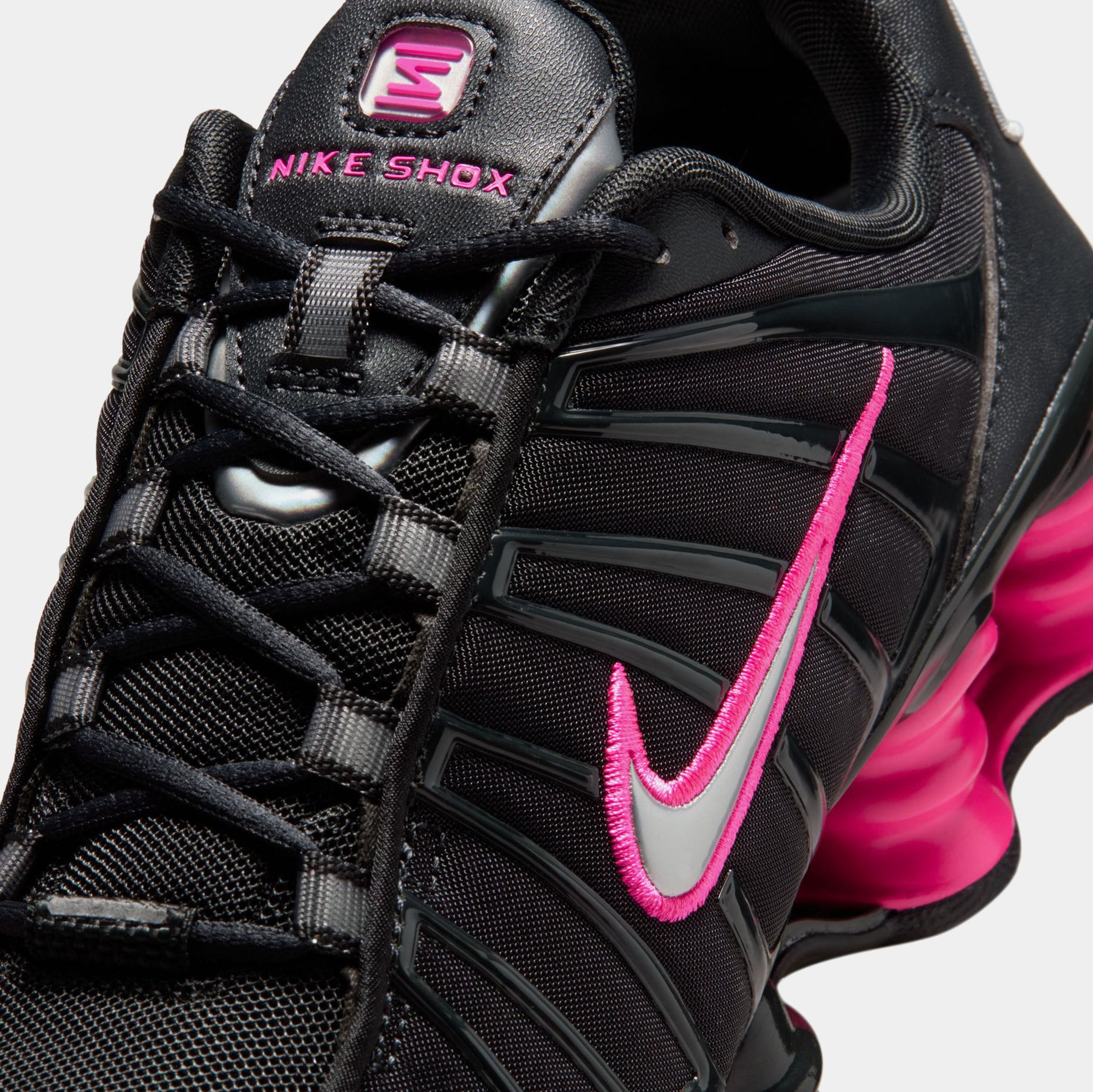 Nike Shox TL Womens Running Shoes Off Noir Hyper Pink Metallic