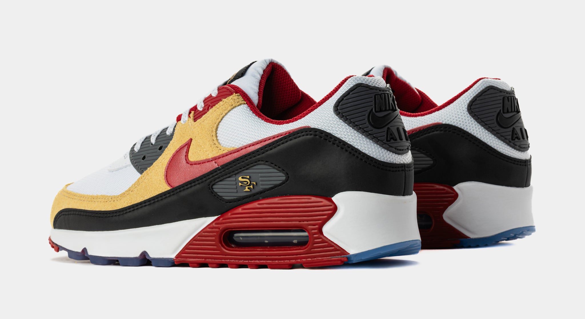 Nike Air Max 90 San Francisco 49ers Mens Running Shoes White Gym