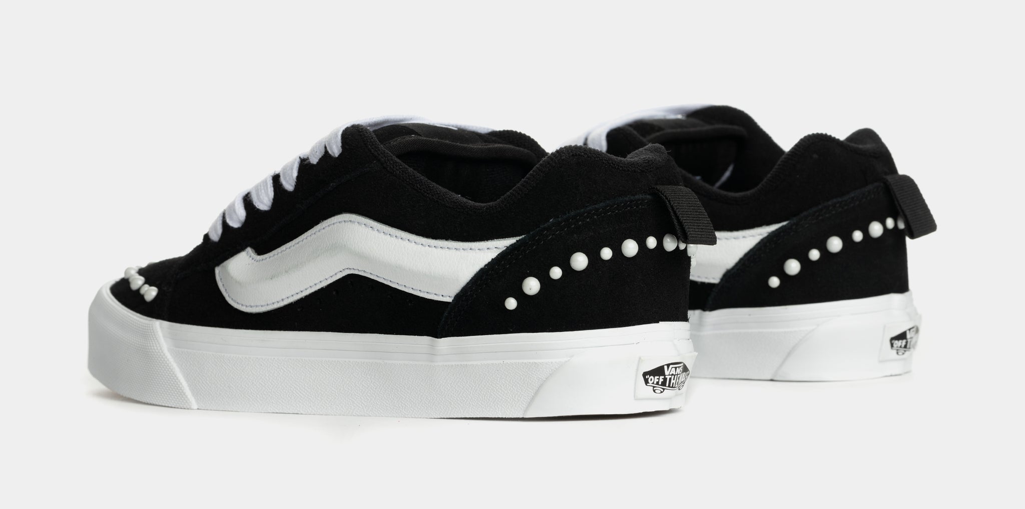 Vans Knu Skool Mens Lifestyle Shoes Black White E9XBLA – Shoe Palace