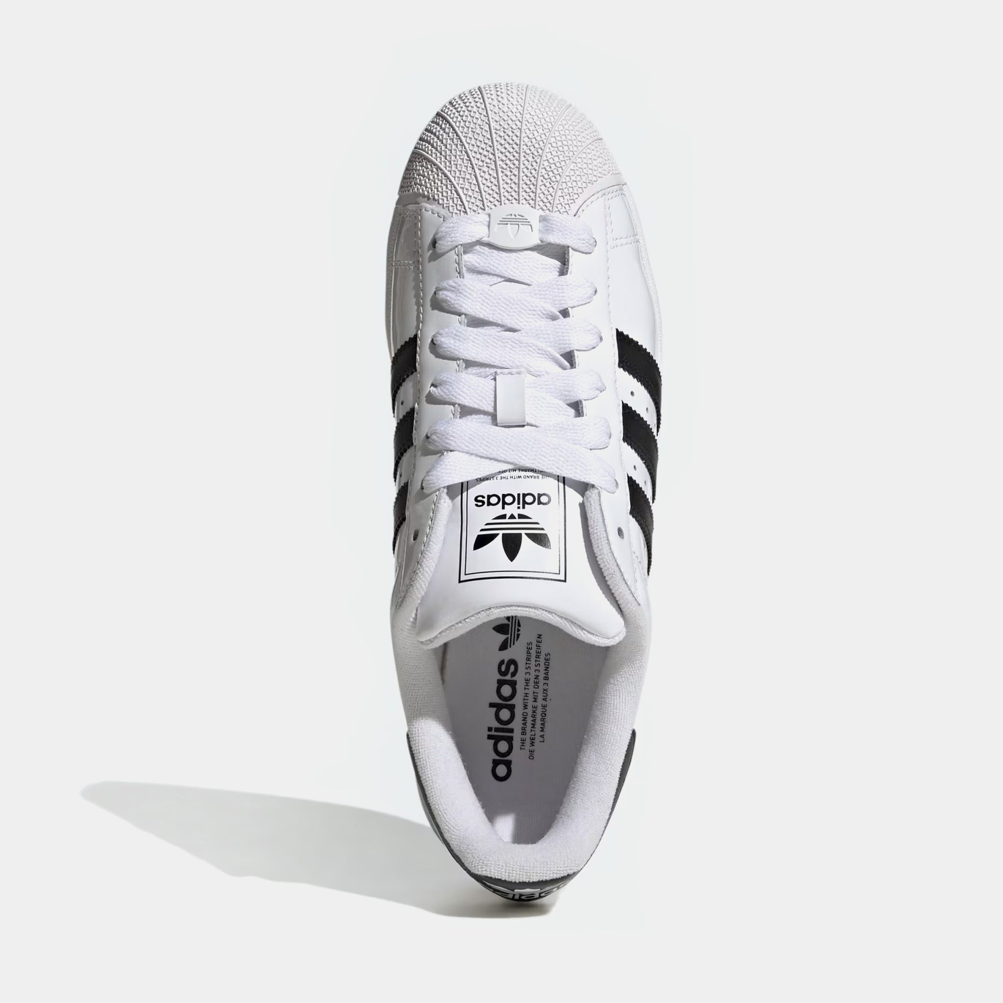 adidas Superstar II Mens Lifestyle Shoes Cloud White Core Black