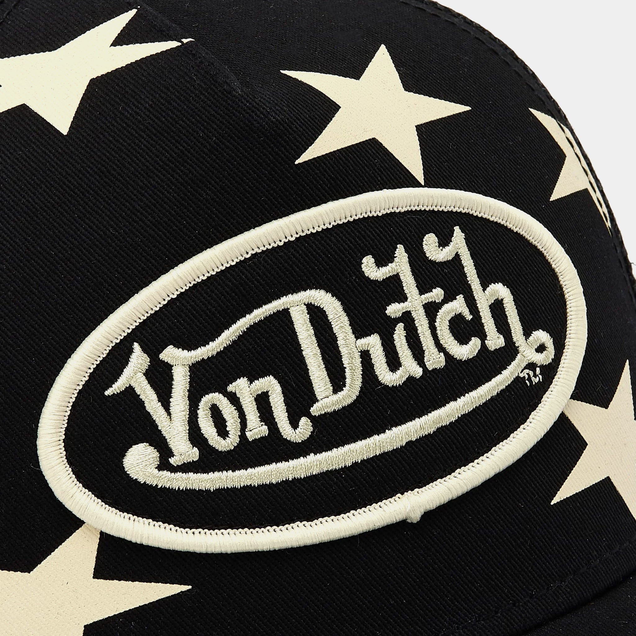 Von Dutch Americana Trucker Mens Hat Black White VDHH0038-010