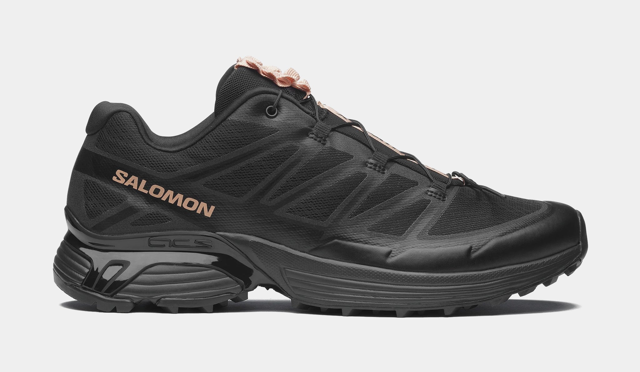 Salomon XT-Pathway 2 Satin Mens Running Shoes Black Mahogany Rose 