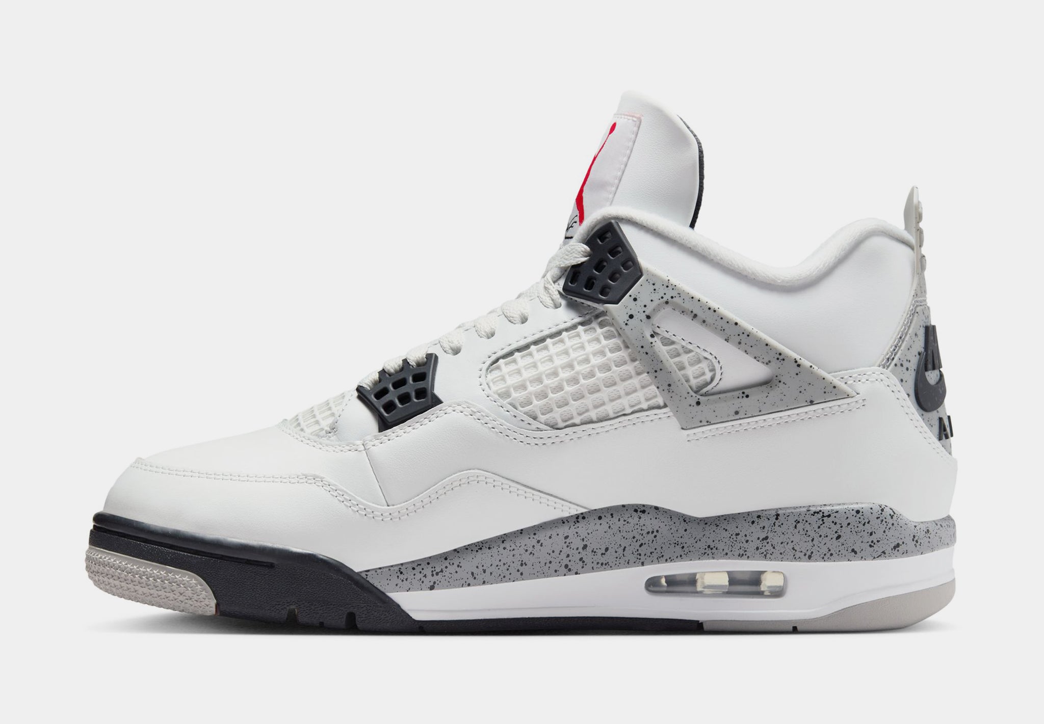 Jordan Air Jordan 4 Retro White Cement Mens Lifestyle Shoes Summit ...