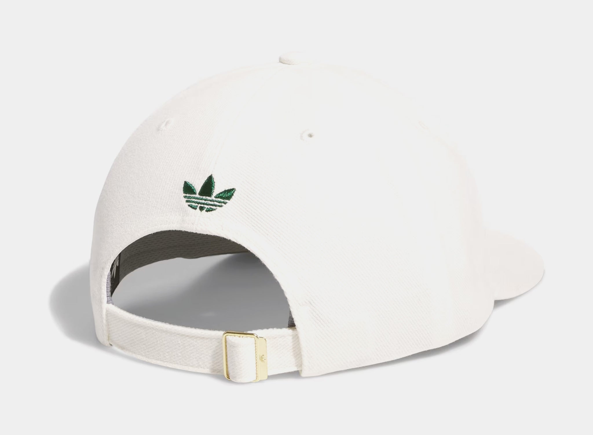 adidas Collegiate Crest 5 Panel Baseball Mens Hat Off White Green