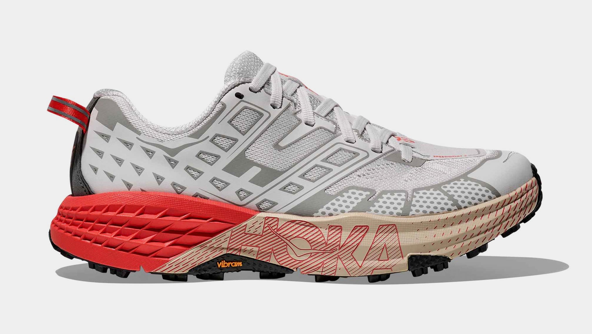 Hoka Speedgoat 2 Mens Lifestyle Shoes White Tomato 1162710-WTTM