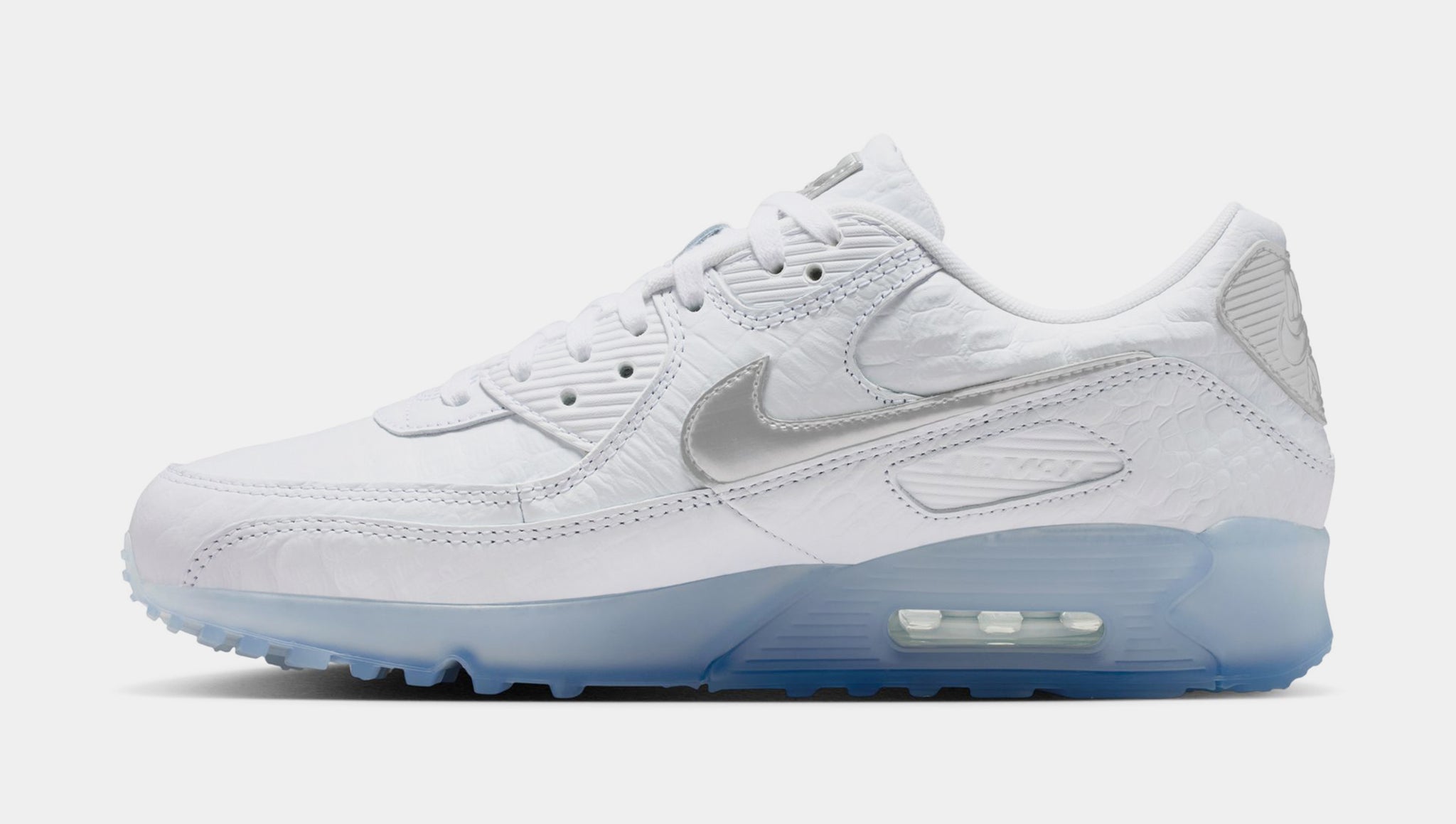 Nike Air Max Terrascape 90 Mens Running Shoes White Chrome Blue 