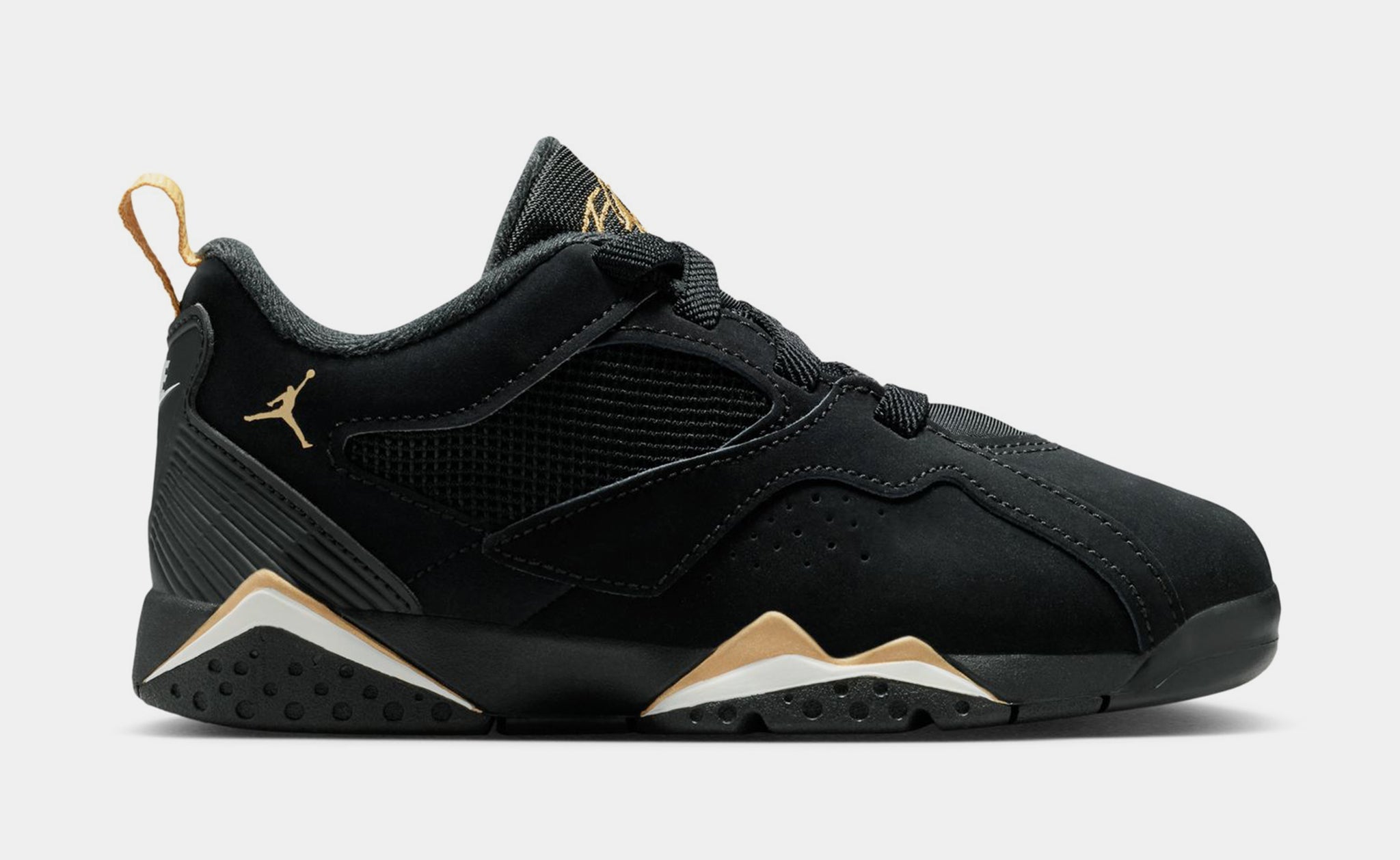 Jordan MVP 92 Preschool Basketball Shoes Black Metallic Gold Sail