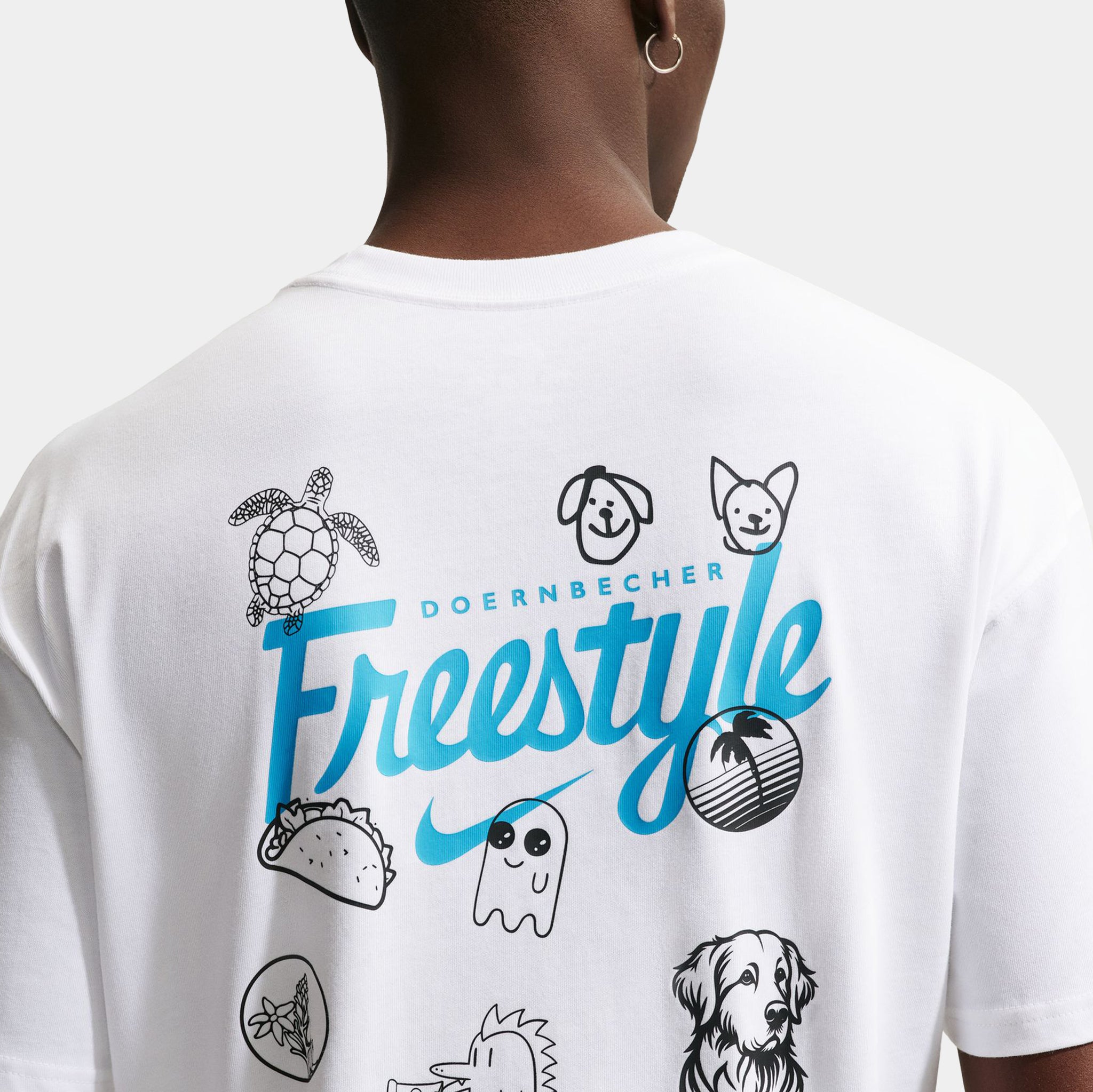 Nike Club Doernbecher Freestyle Mens Short Sleeve Shirt White