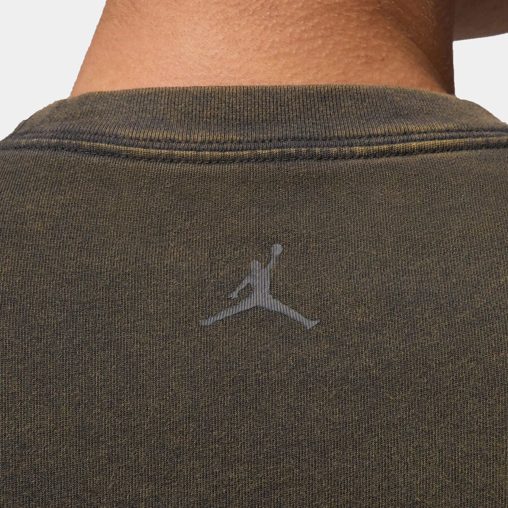 Jordan MJ23 Graphic Mens Short Sleeve Shirt Black Olive FZ1991-045