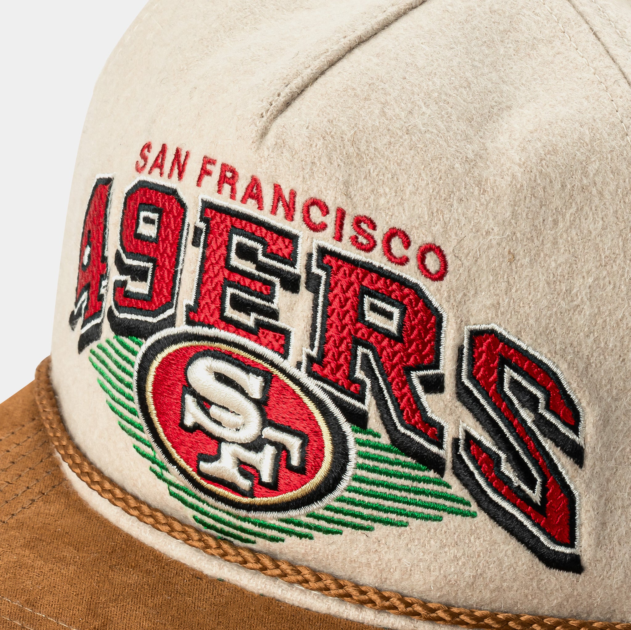 47 San Francisco 49ers Wool Snapback Mens Hat Beige Red F-PMWRF27WIP-NT ...