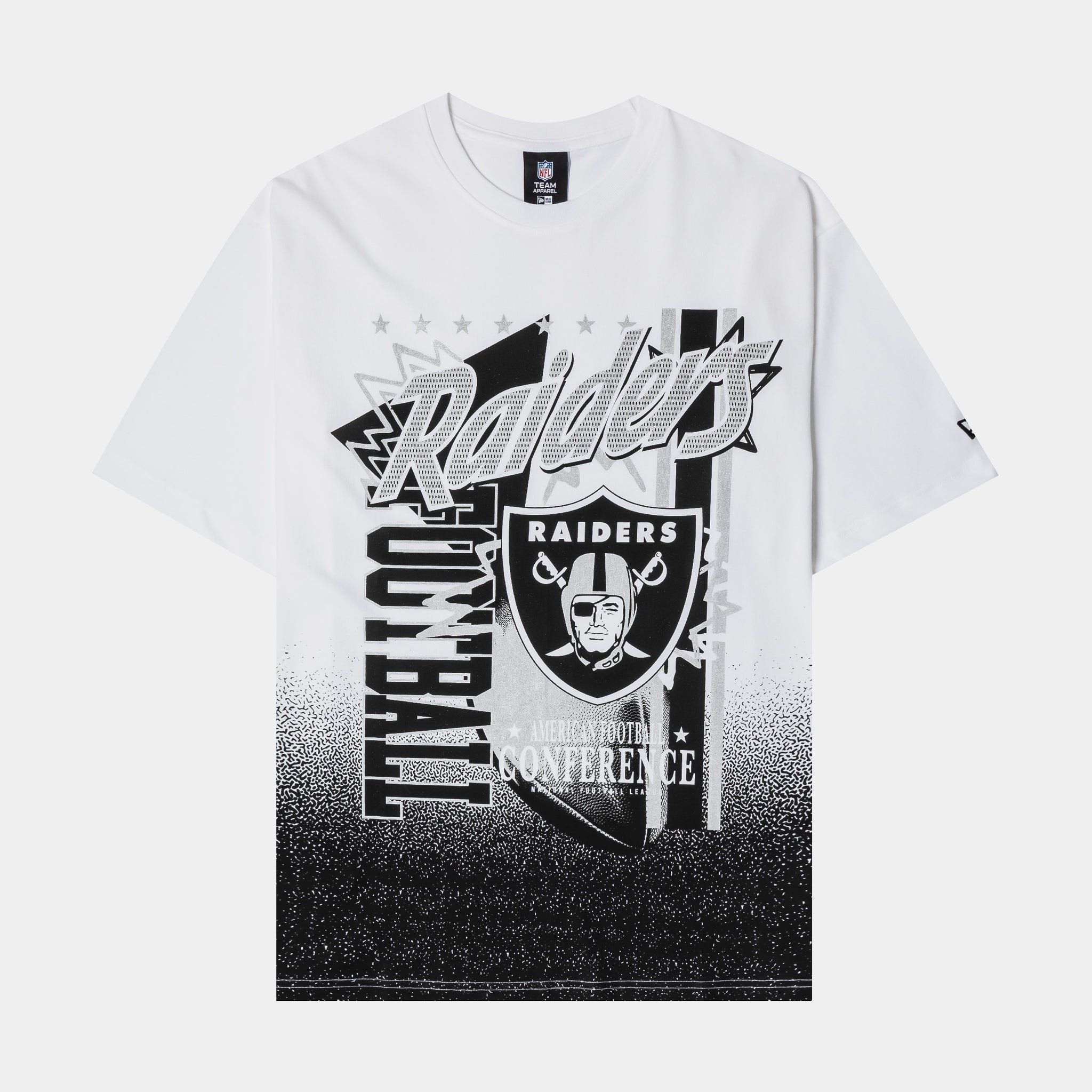 New Era NFL Las Vegas Raiders Gradient Mens Short Sleeve Shirt