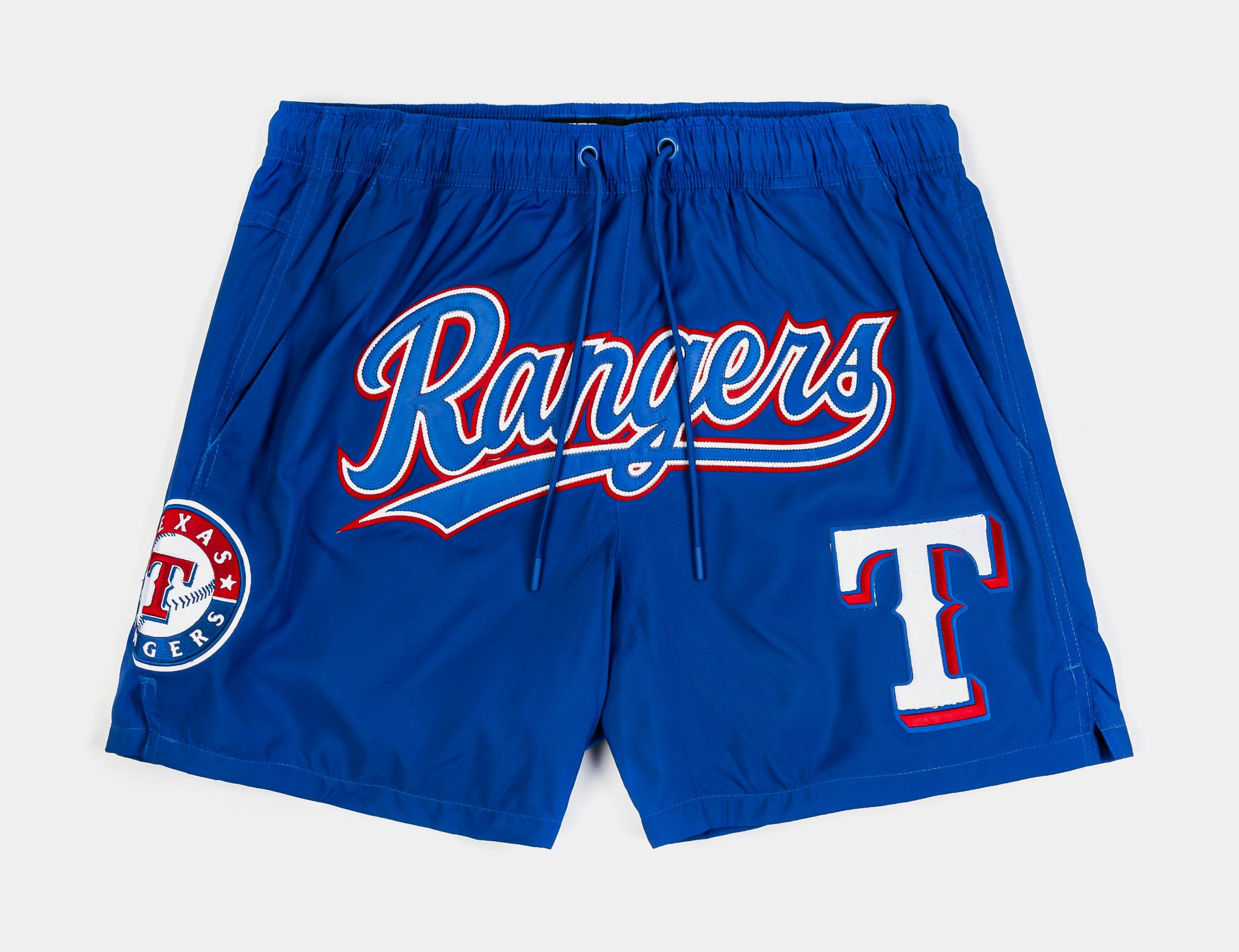 Pro Standard Texas Rangers Classic Woven Mens Shorts Blue White ...