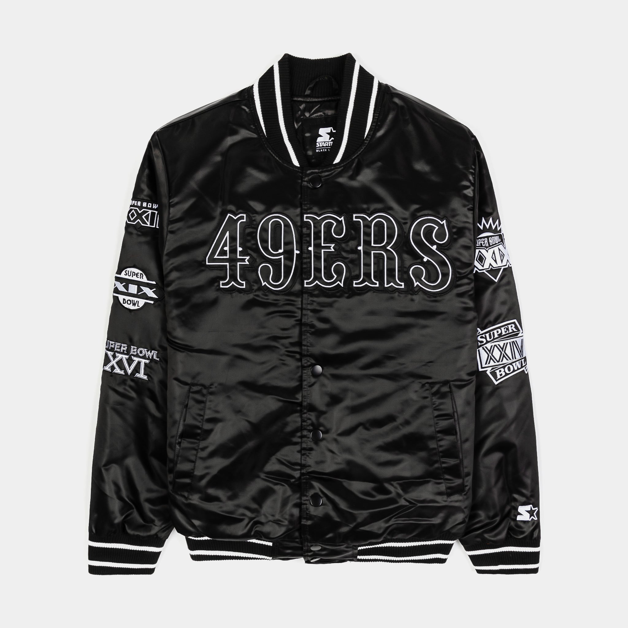 Starter Shoe Palace Exclusive San Francisco 49ers Satin Bomber