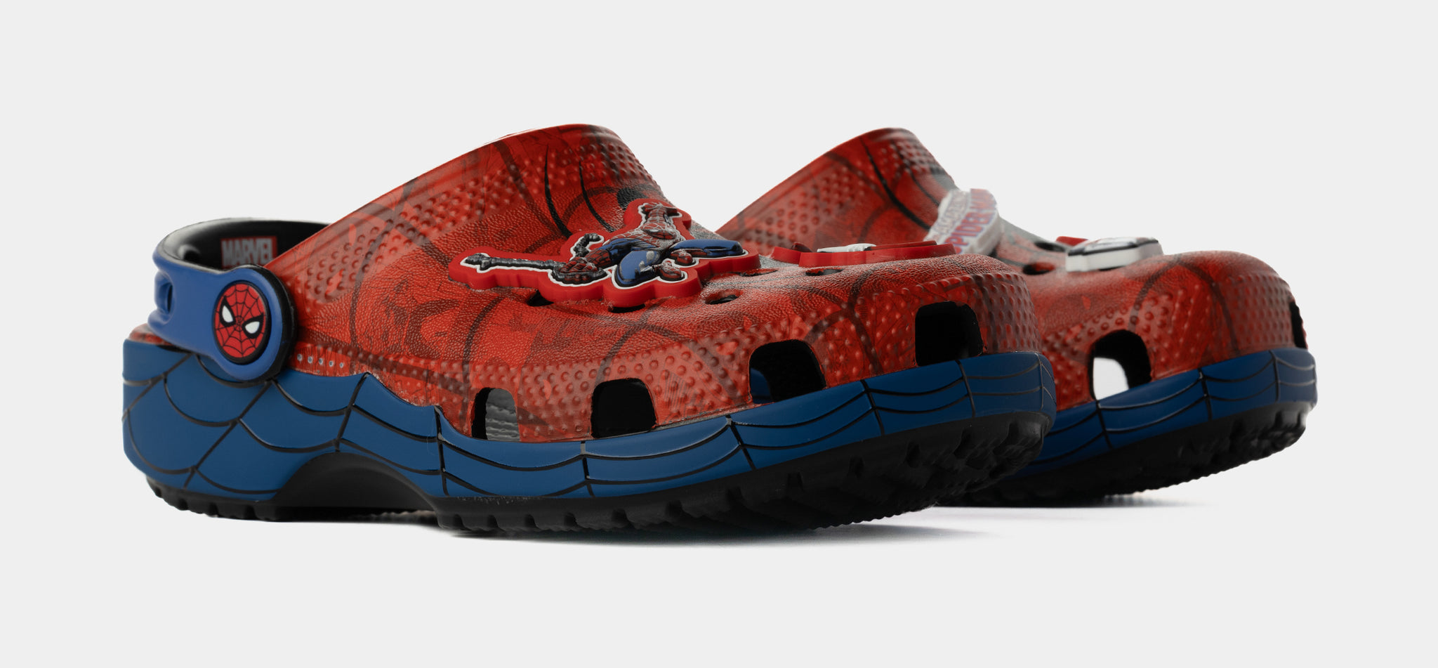 Crocs Marvel Spider-Man Classic Clog Grade School Sandals Red Blue