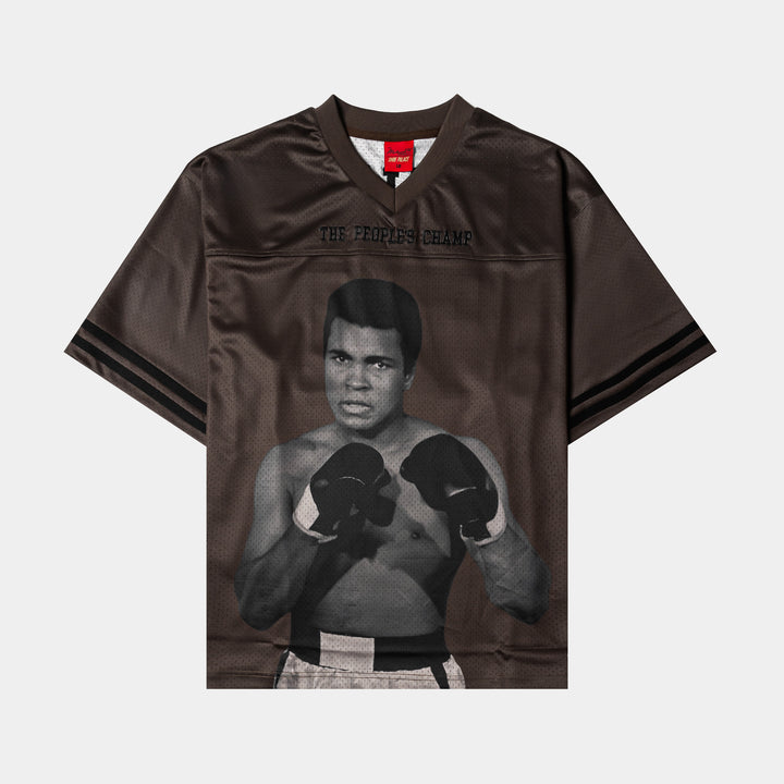 Shoe Palace SP x Muhammad Ali 74 Mesh Mens Jersey Black White