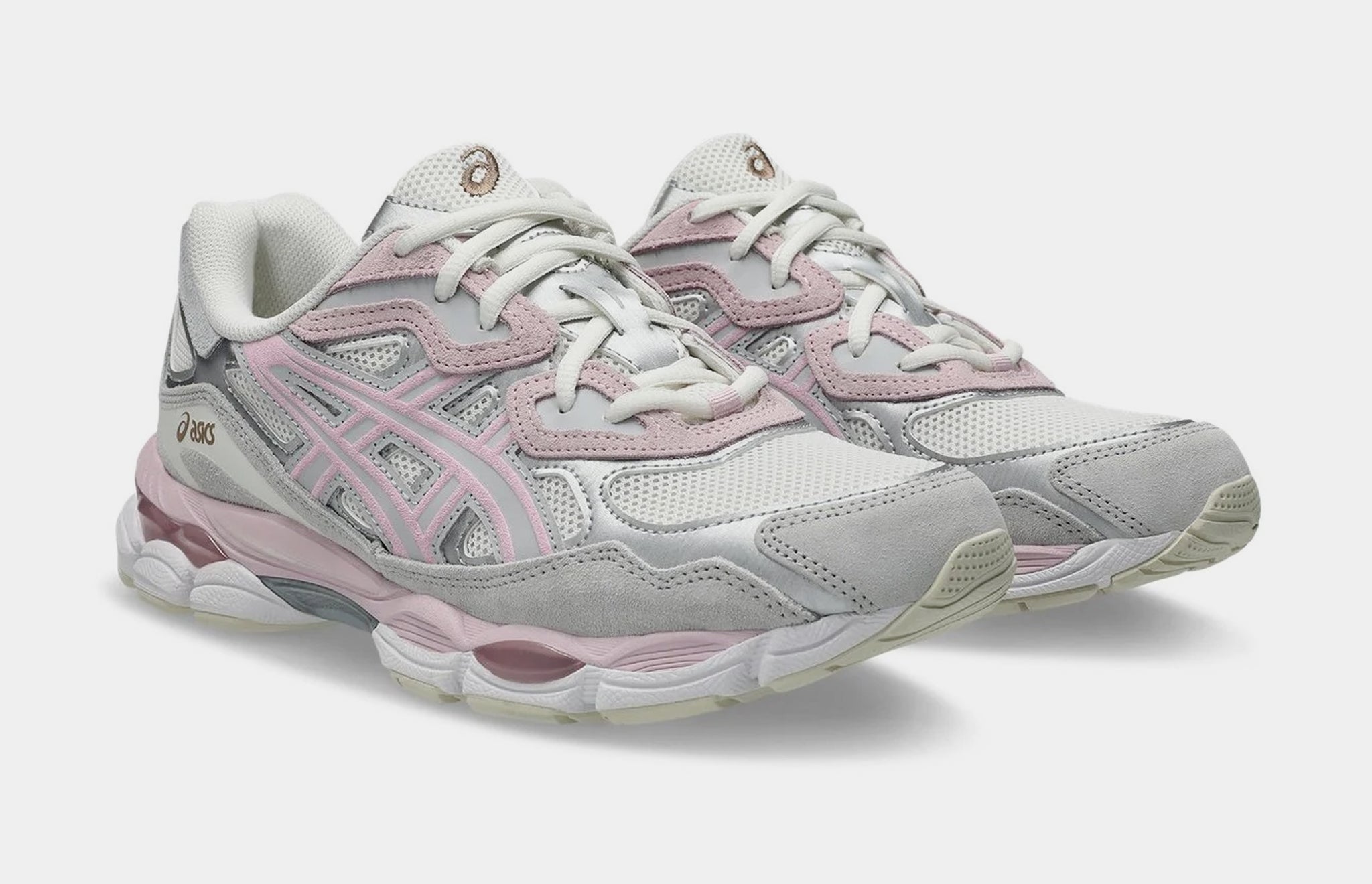 ASICS Gel NYC Mens Running Shoes Concrete Barely Rose 1203A383-028
