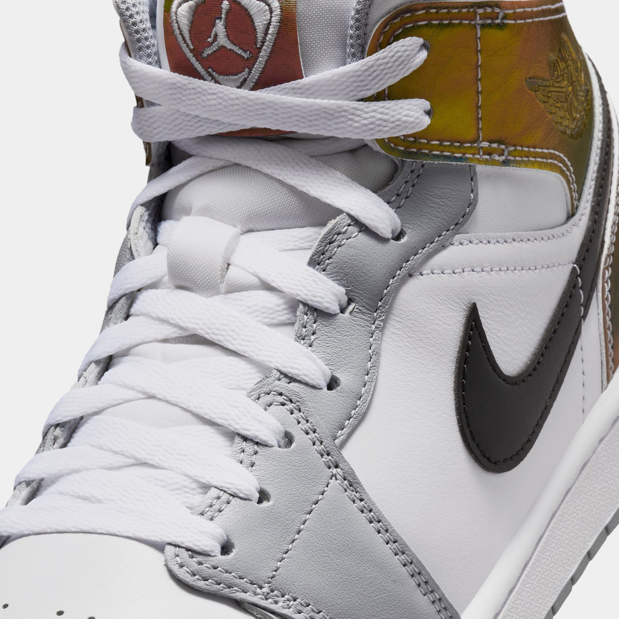 Jordan Air Jordan 1 Mid SE Mens Lifestyle Shoes Black White 