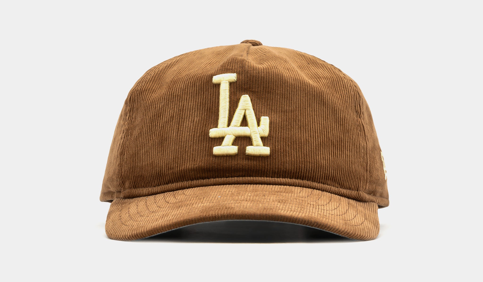 New Era Los Angeles Dodgers Golfer Snapback Mens Hat Khaki White 