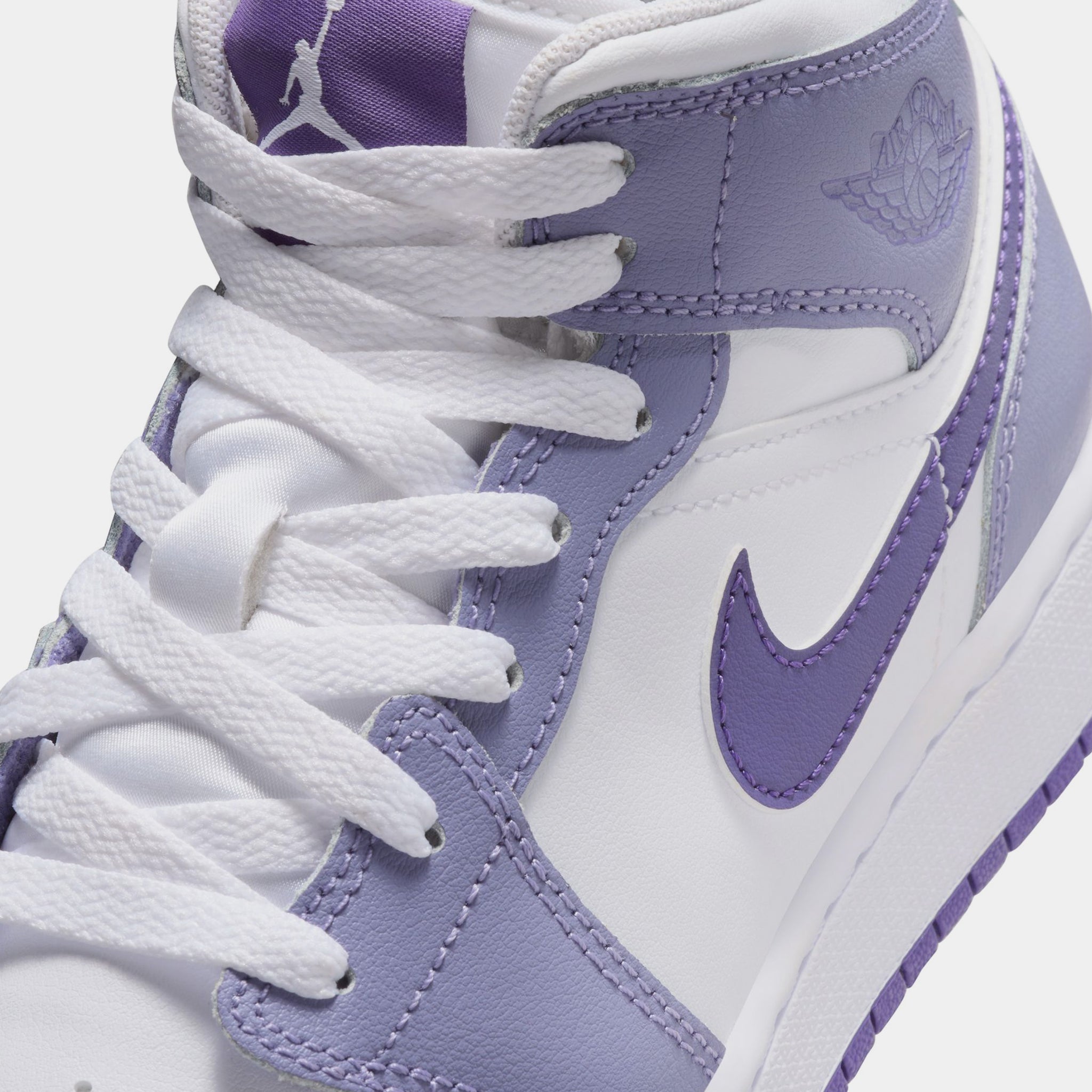 Jordan Air Jordan 1 Mid Grade School Lifestyle Shoes Dusty 