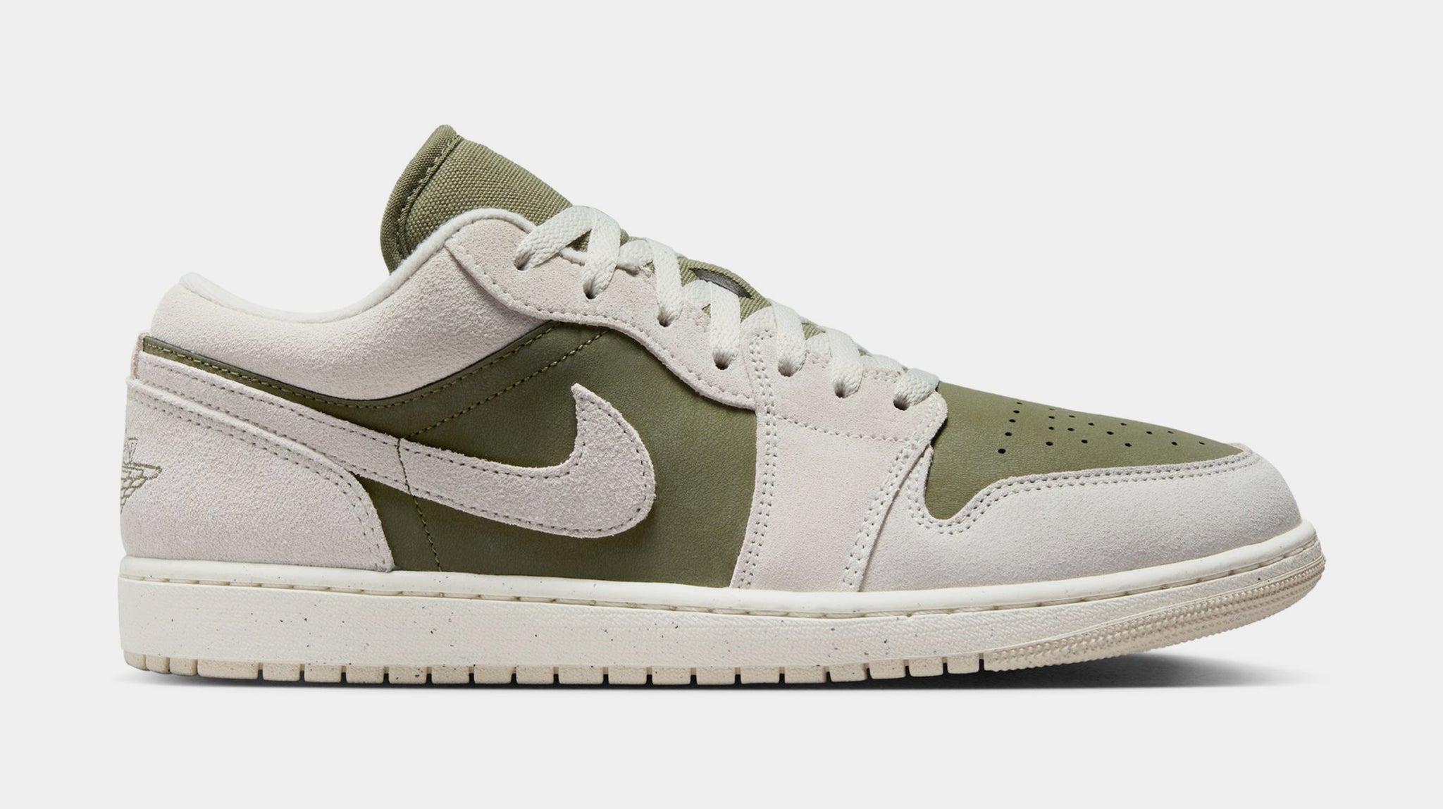 Jordan Air Jordan 1 Low SE Mens Lifestyle Shoes Medium Olive Sail