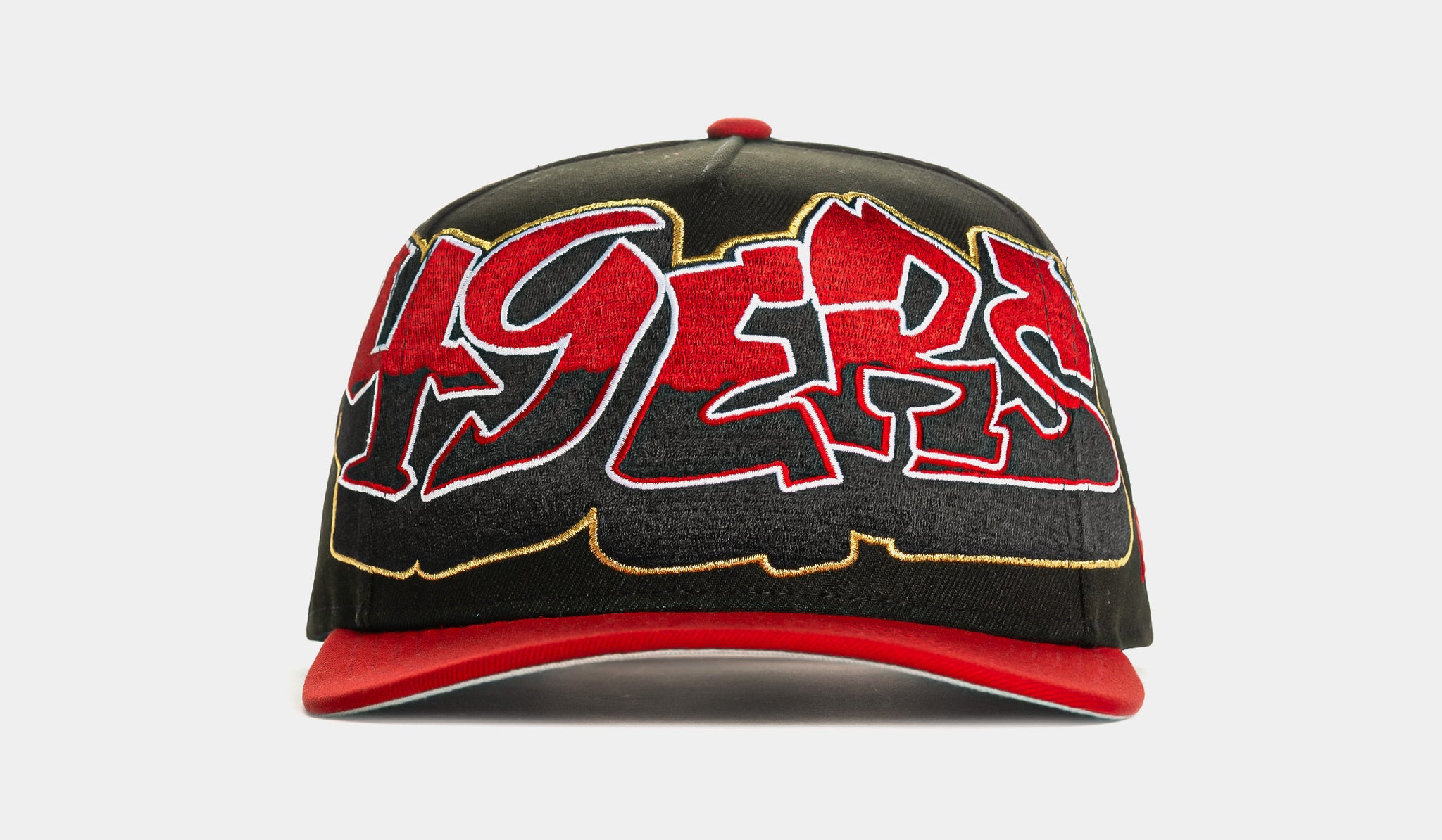 80s90s SF 49ers ニューエラキャップ　スナップバック　プロモデル New Era Shoe Palace x New Era NFL 90s Graffiti Exclusive San