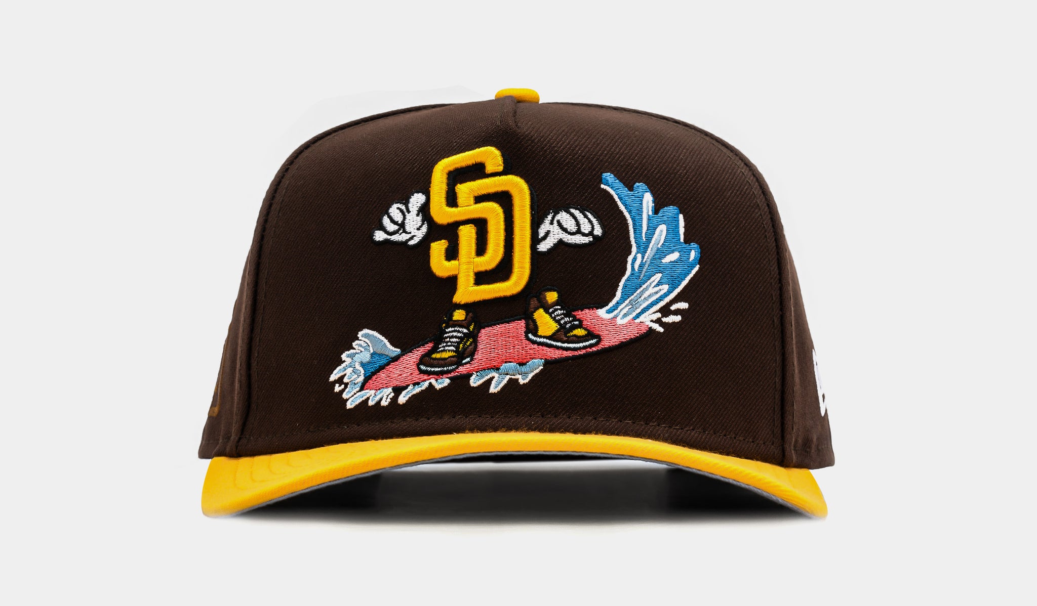 New Era San Diego Padres Cartoon 950AF Snapback Mens Hat Brown