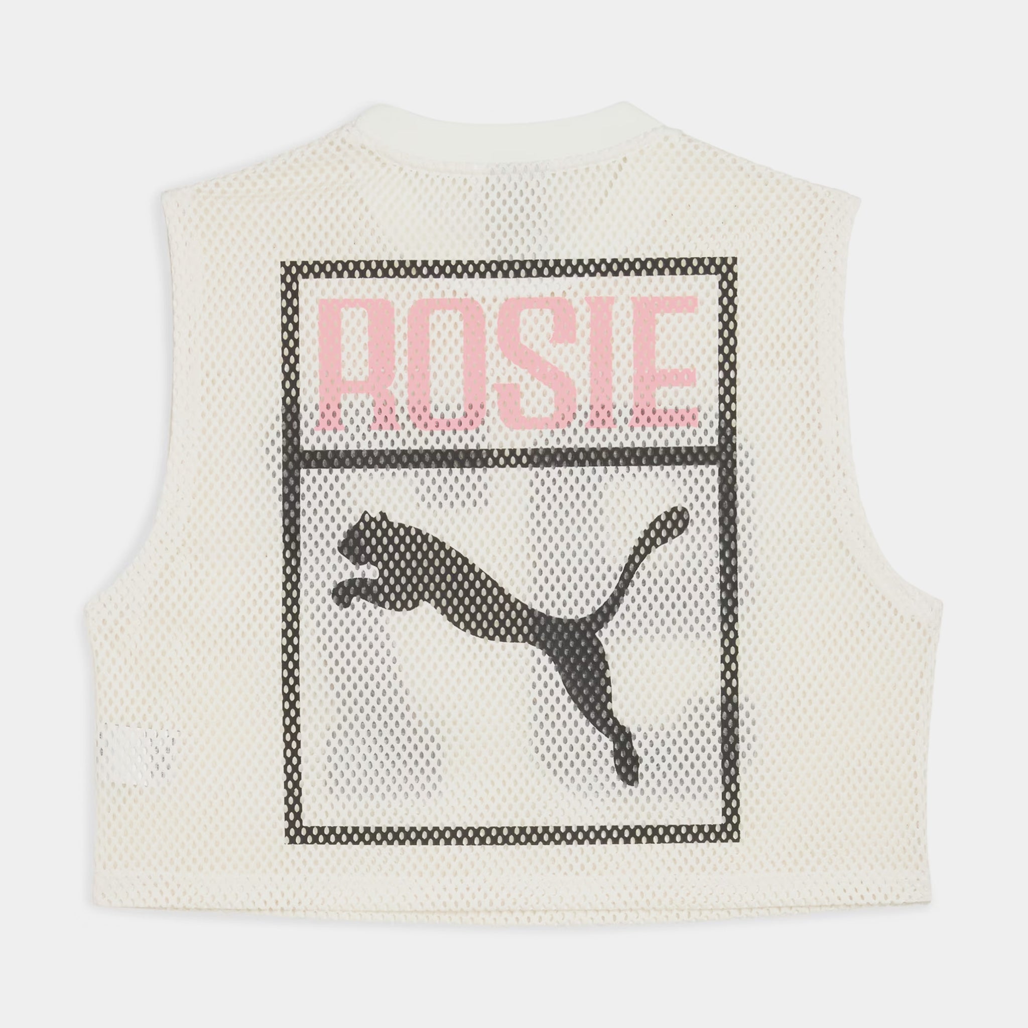 トップス PUMA X ROSE Relaxed Mesh Top S PUMA x ROSÉ Women's Relaxed Mesh Top | PUMA