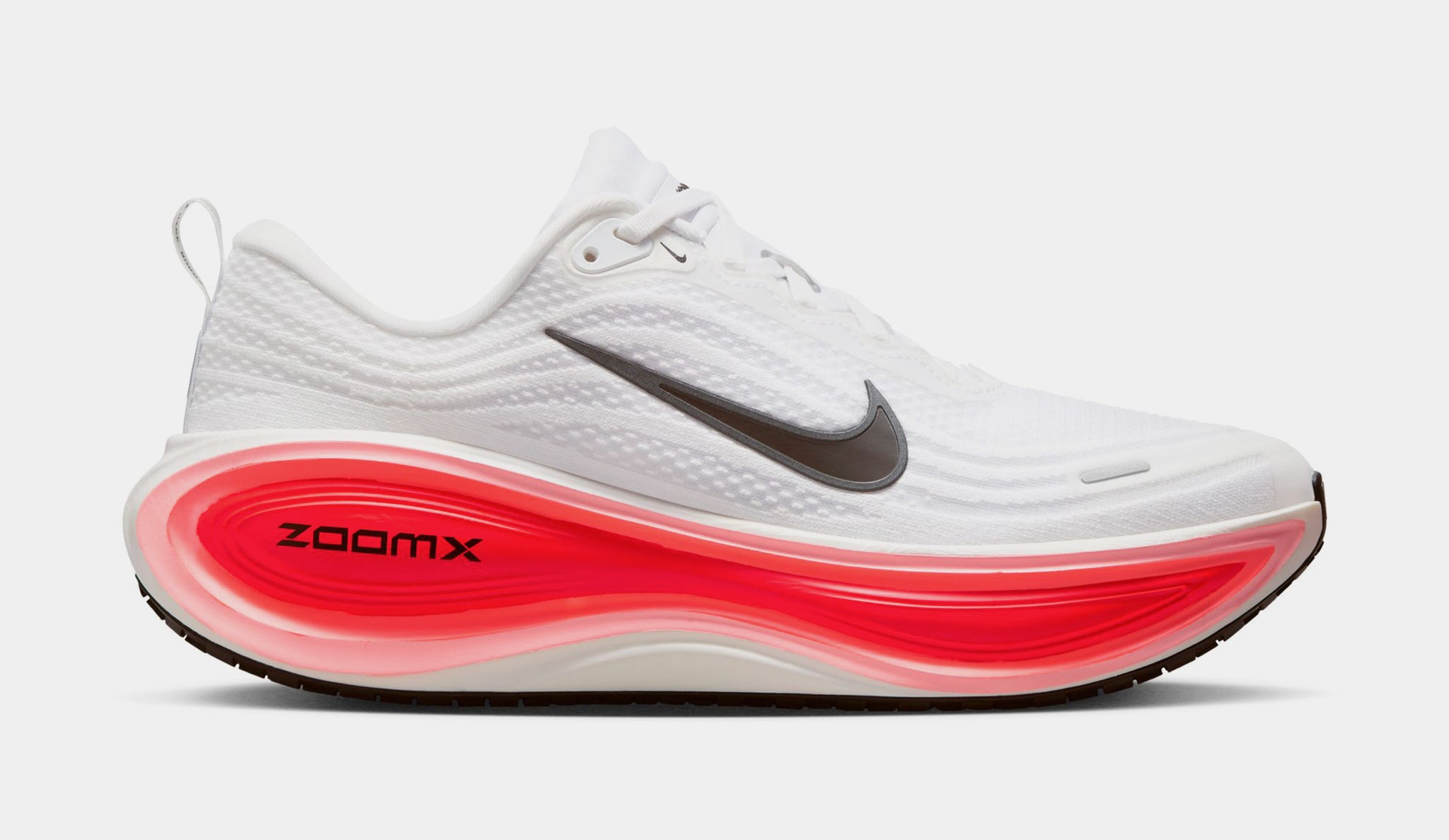 Nike Vomero Plus Mens Running Shoes White Black Bright Crimson 