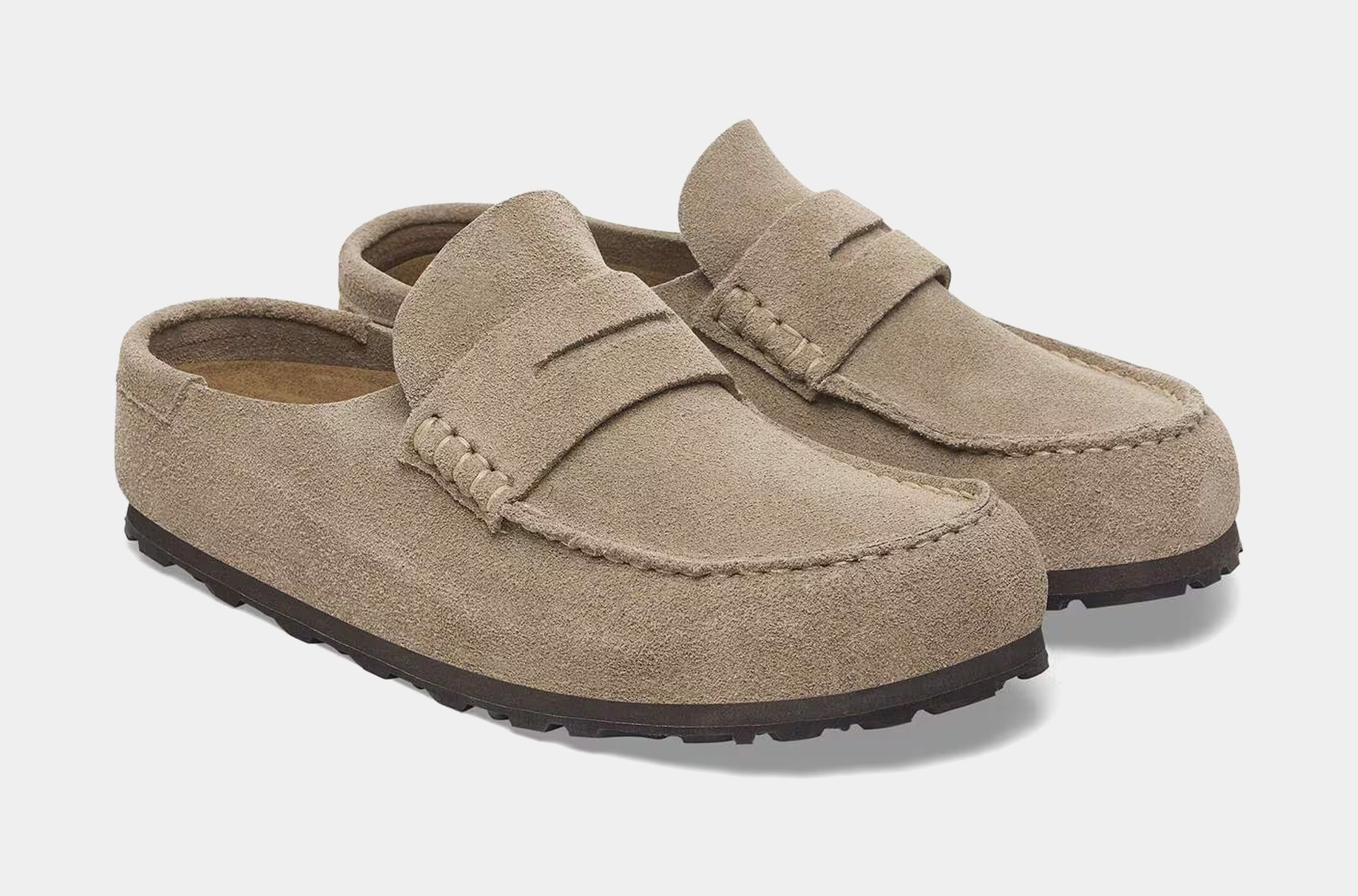 Birkenstock Naples Wrapped Womens Sandals Taupe 1029710 – Shoe Palace