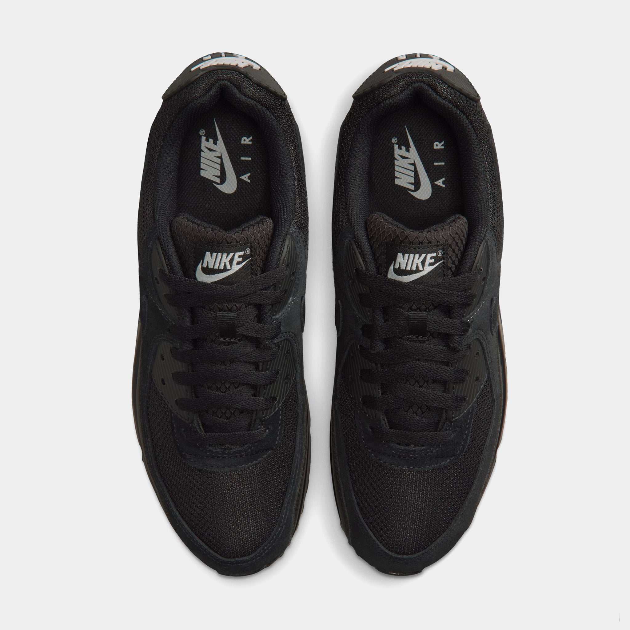 Nike Air Max 90 Mens Running Shoes Black Black Light Smoke  display picture 3