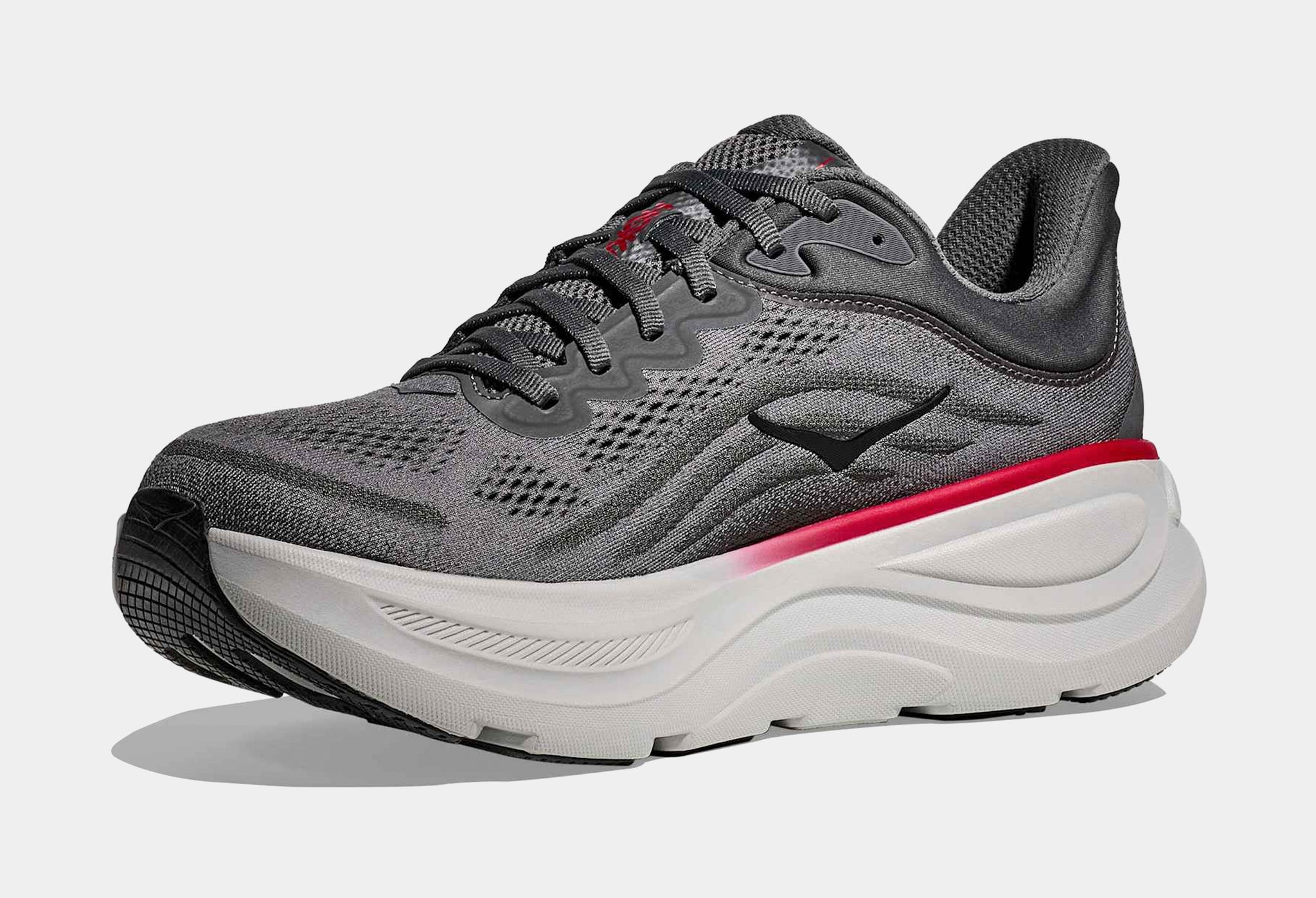 Hoka Bondi 9 Mens Running Shoes Satellite Grey Outer Orbit 1162011-SRYT ...