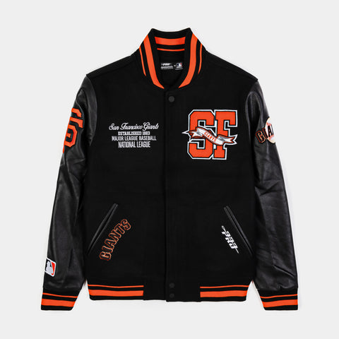 San Francisco Giants ジャケット Full-Zip Mash Up San Francisco Giants Varsity Jacket