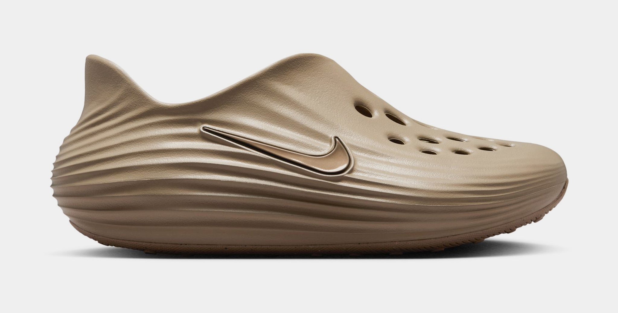 Nike ReactX Rejuven8 Grade School Sandals Khaki IF1746-200 – Shoe