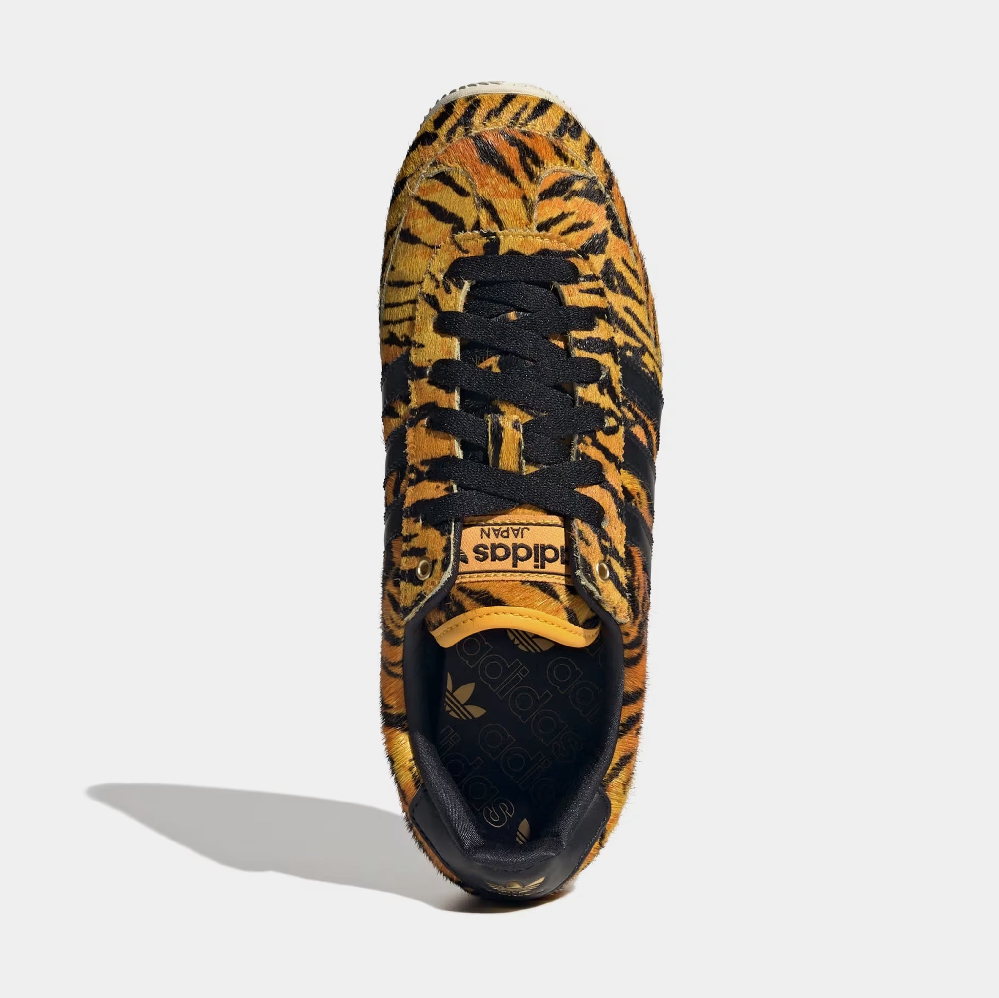 虎。 adidas Japan Tiger Womens Lifestyle Shoes Yellow Core Black Crew