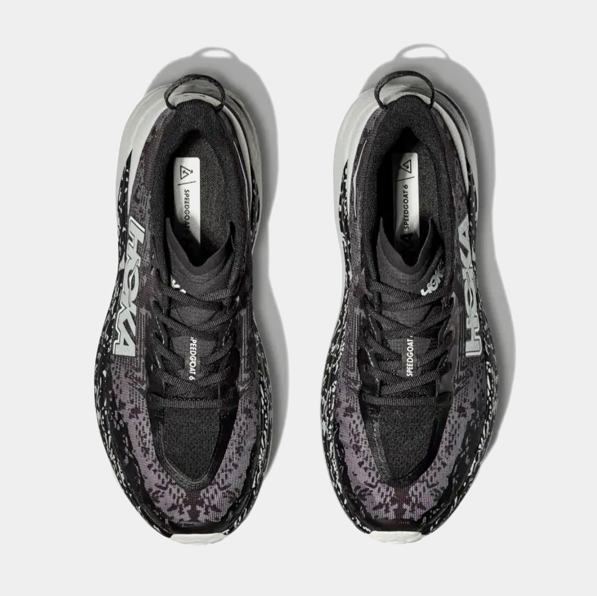 Hoka SpeedGoat Mens Running Shoes Black Stardust 1147791-BKSTR