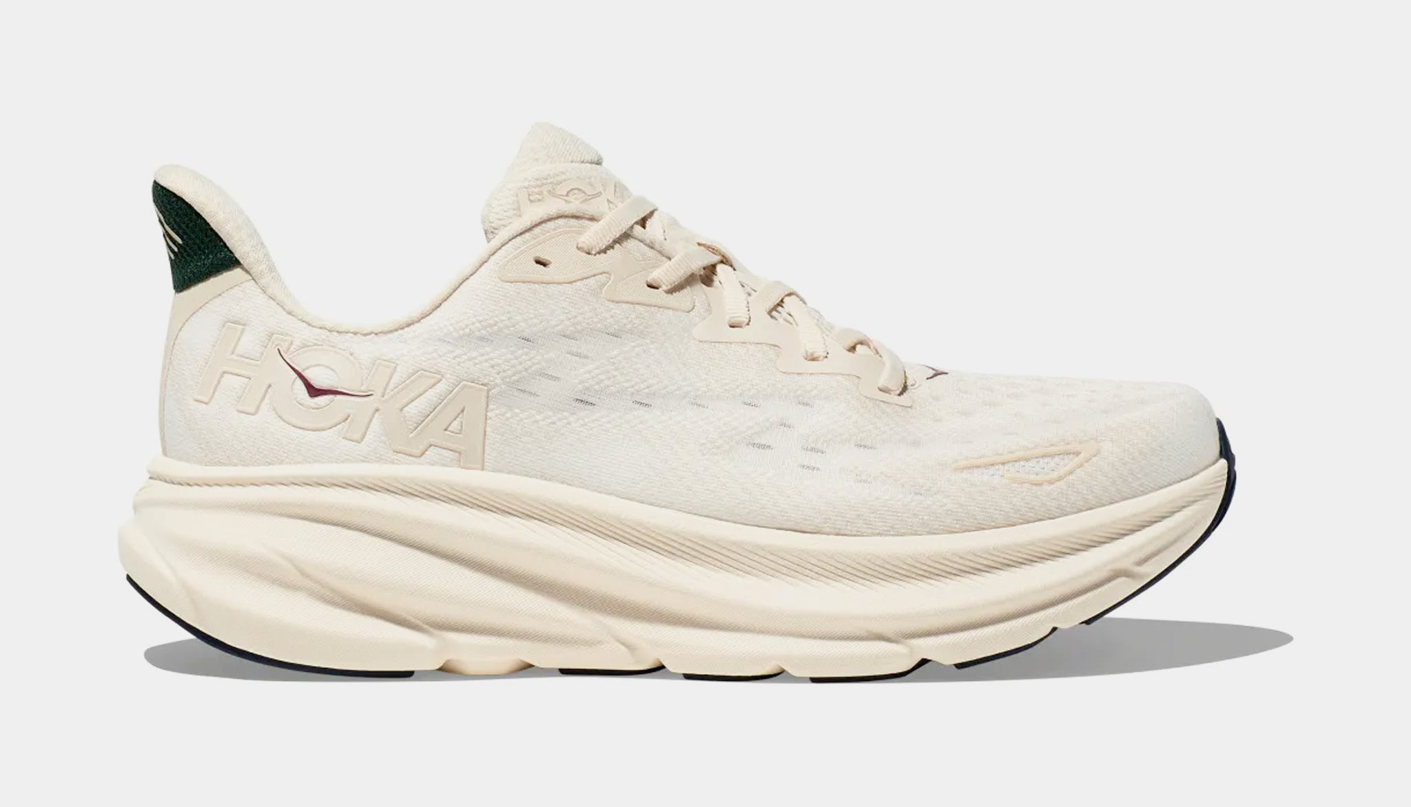 Hoka Clifton 9 Mens Running Shoes Oat Milk Alabaster 1127895  display picture 3