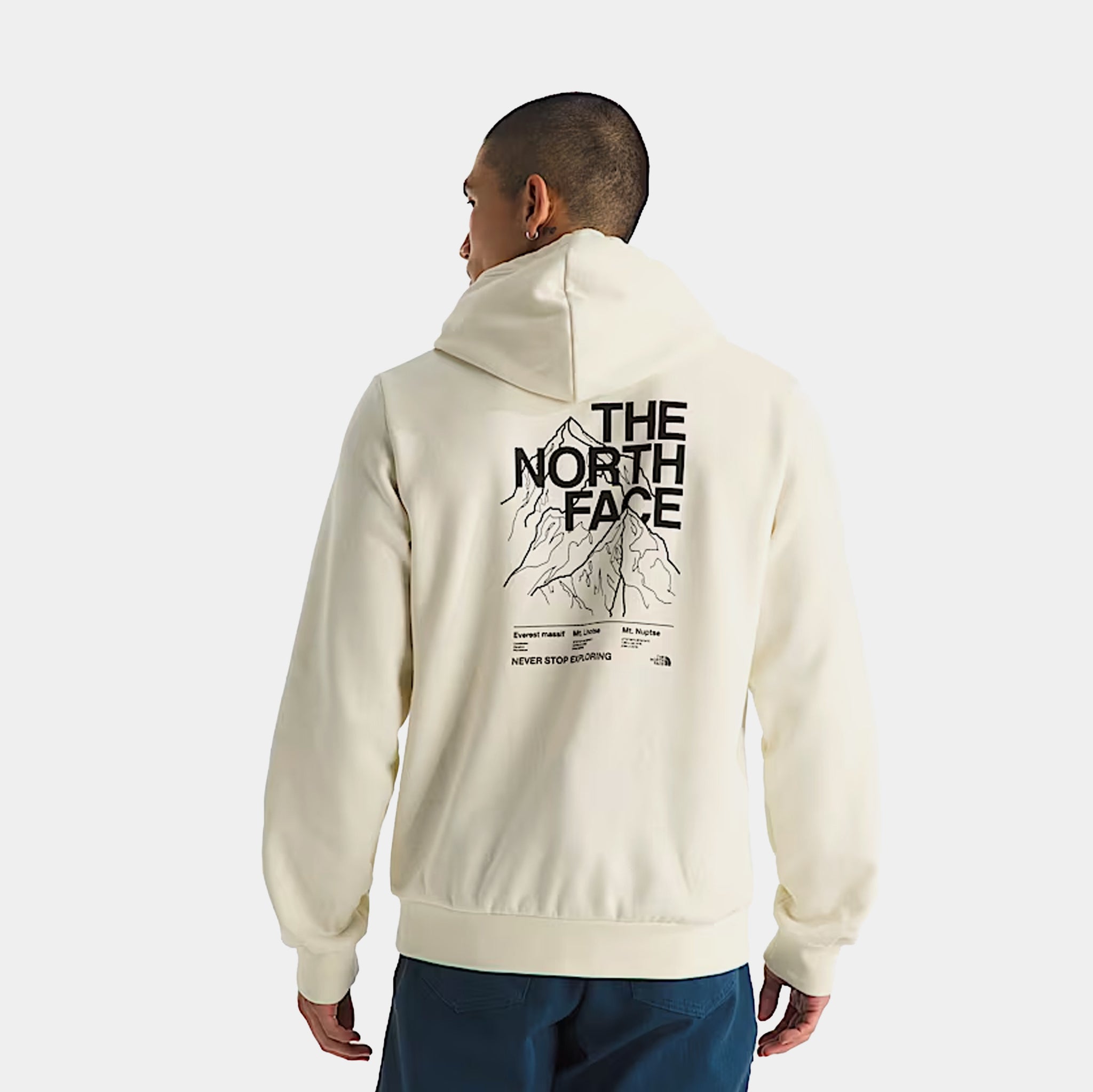 casual hoodie the north face edge to edge pullover hoodie
