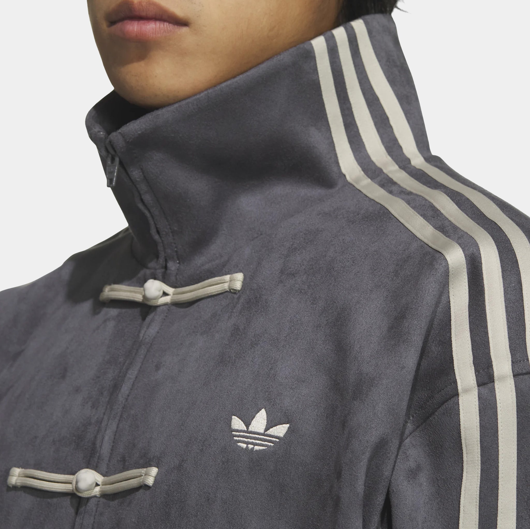 adidas Chinese New Year Mens Jacket Grey Six KR0295 – Shoe Palace