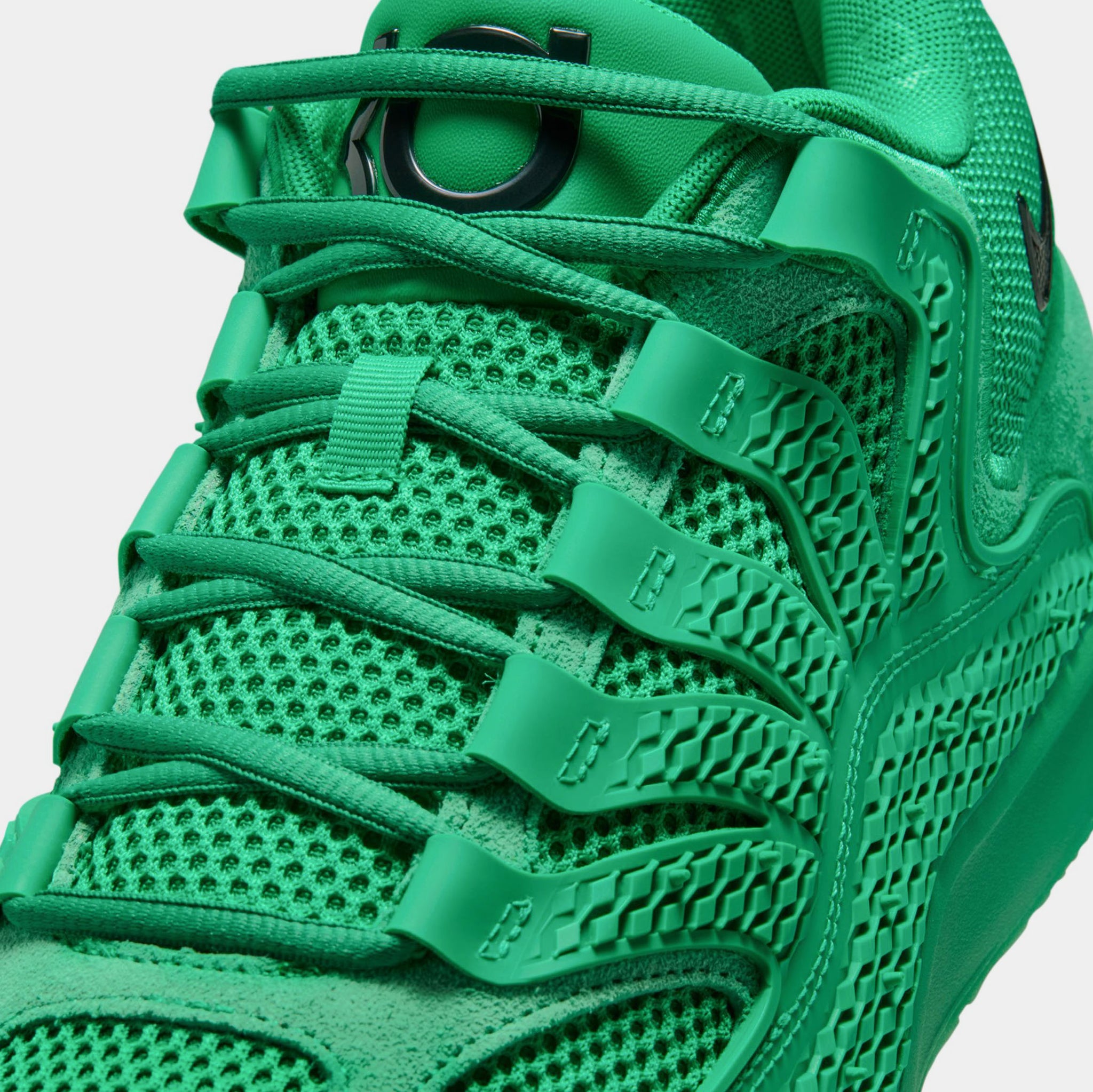 Nike KD 18 Warning Label Mens Basketball Shoes Stadium Green Black