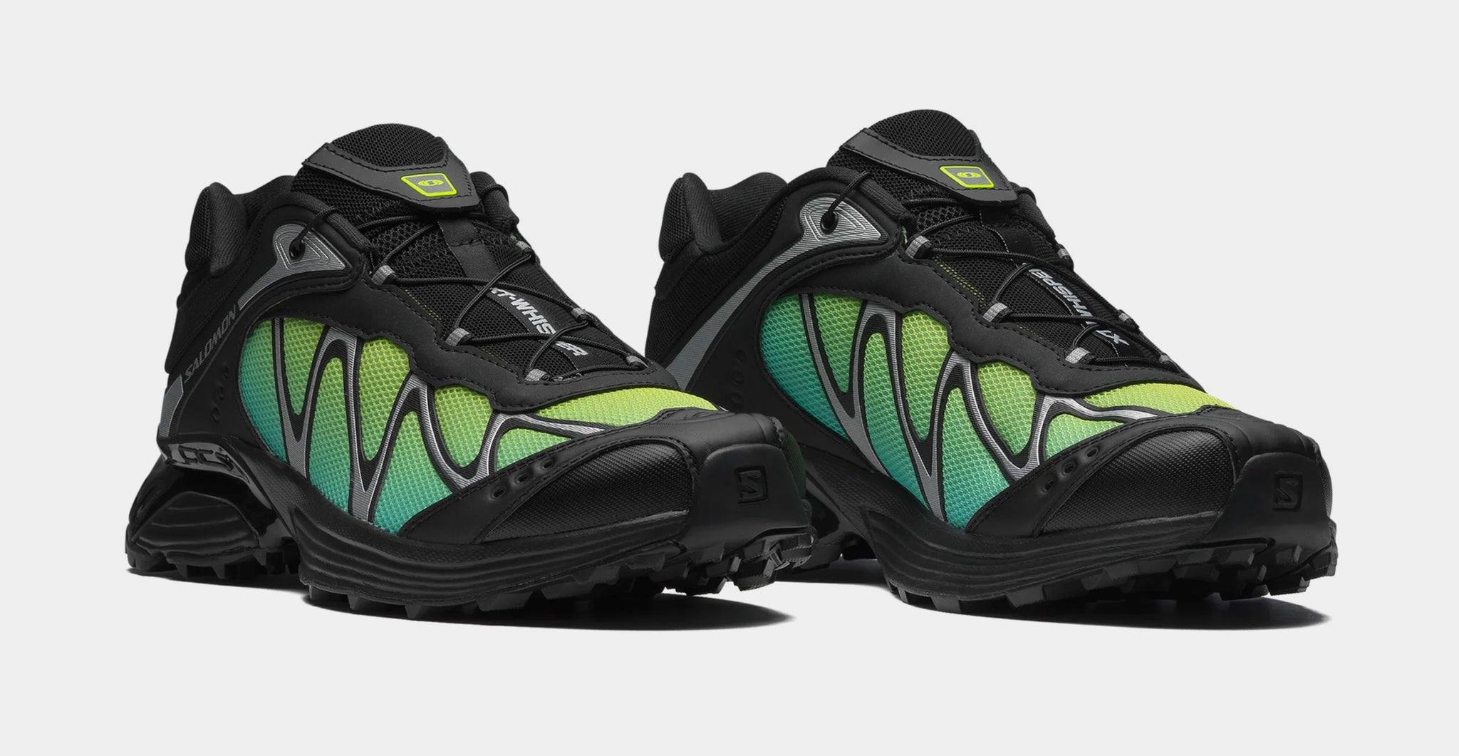 Salomon XT Whisper Mens Running Shoes Black Iced Aqua Footwear 