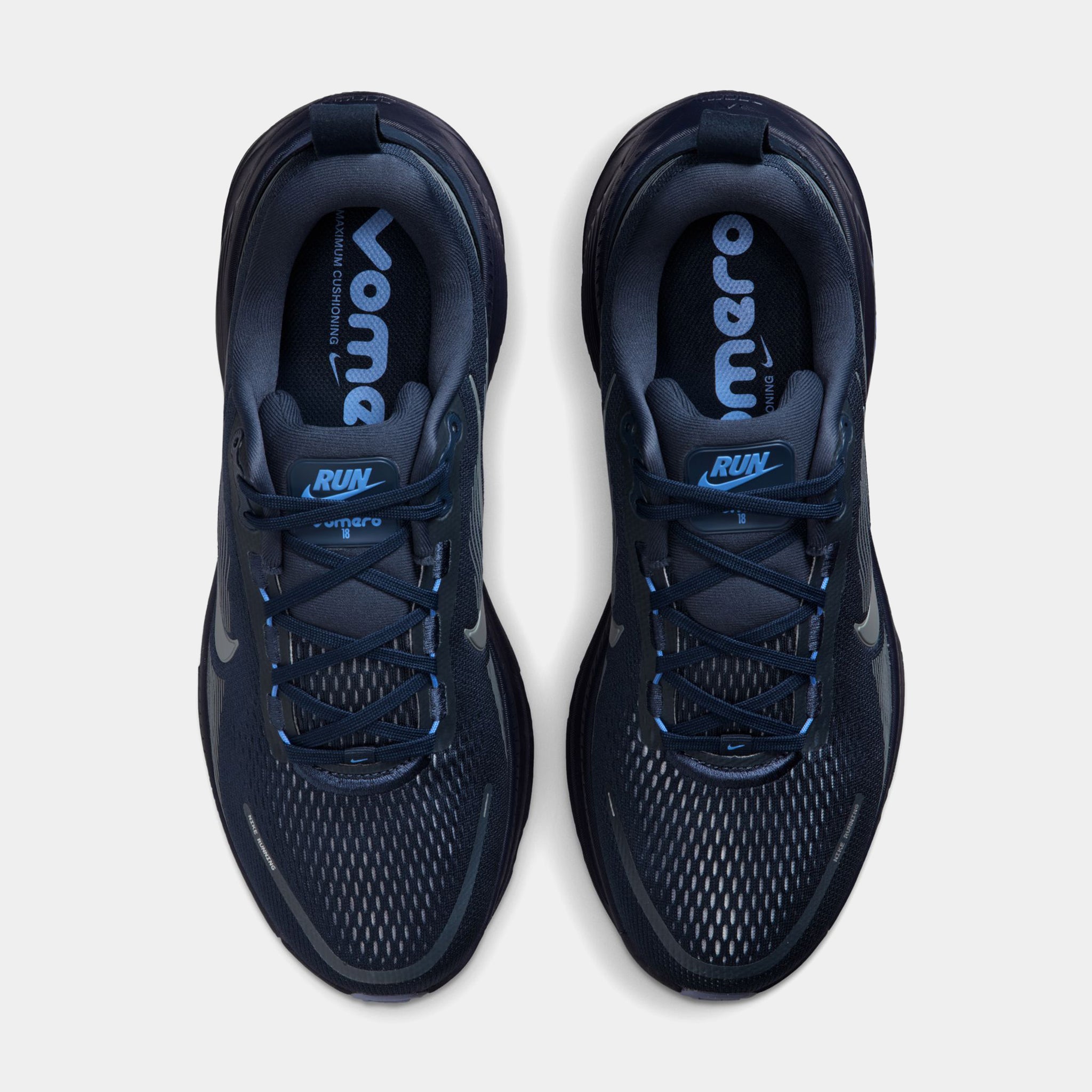 Nike Vomero 18 Mens Running Shoes Thunder Blue Cool Grey Obsidian