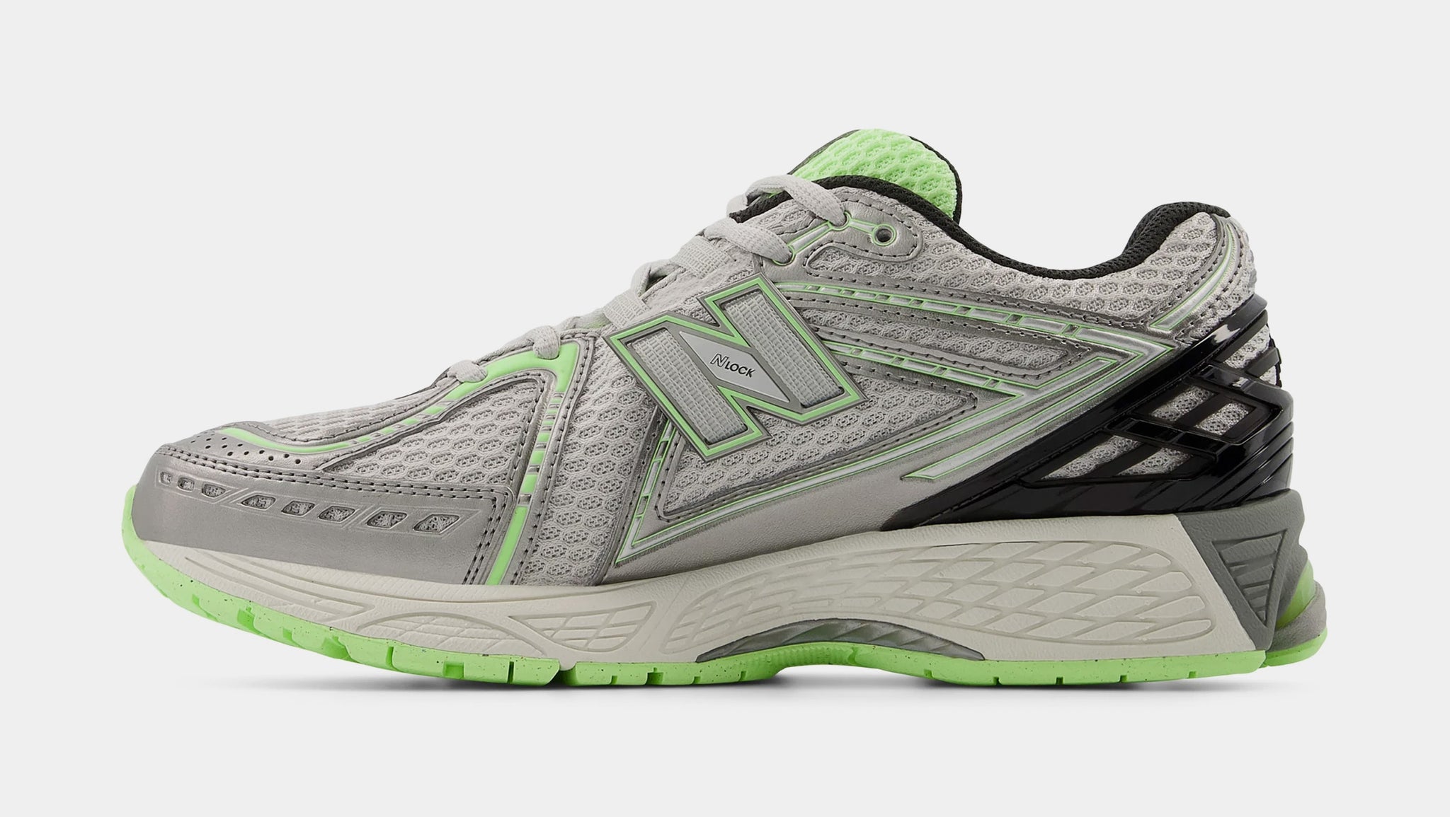 New Balance 1906R Mens Running Shoes Dark Silver Metallic Mint