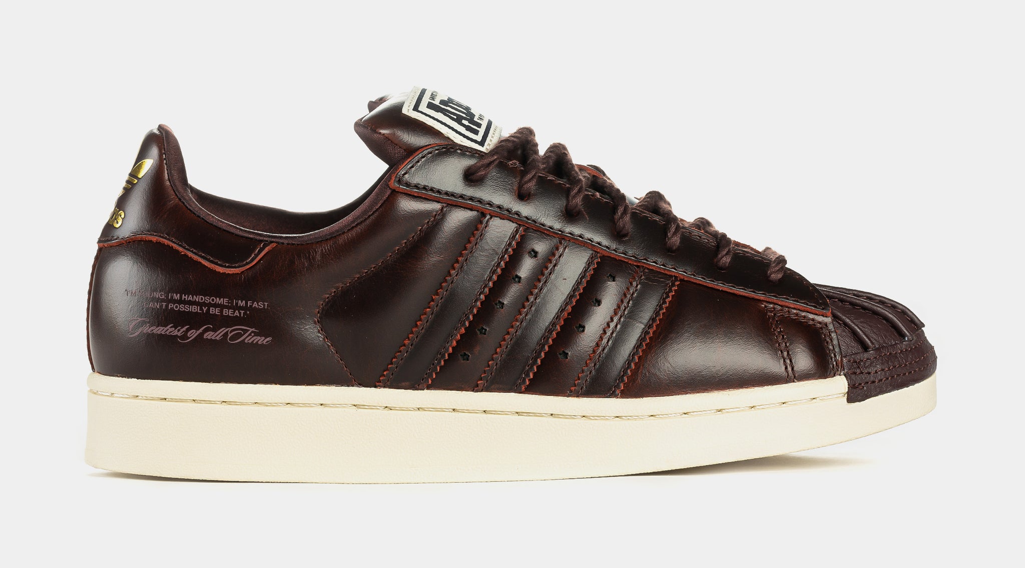 adidas Superstar II x Muhammad Ali Mens Lifestyle Shoes Dark Brown Cream Whi KJ4279 Shoe Palace adidas Superstar II x Muhammad Ali Mens Lifestyle Shoes Dark Brown Cream Whi KJ4279 Shoe Palace