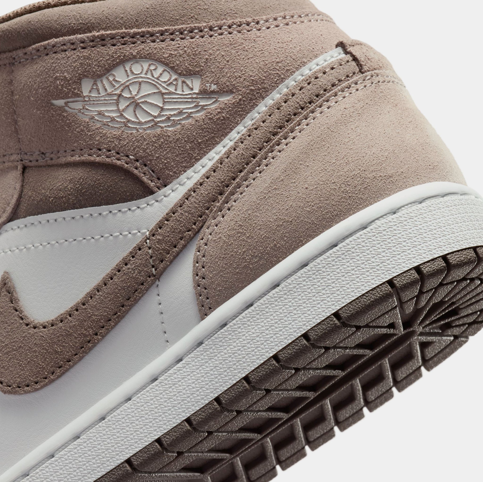 Jordan Air Jordan 1 Mid Mens Lifestyle Shoes Enigma Stone Olive