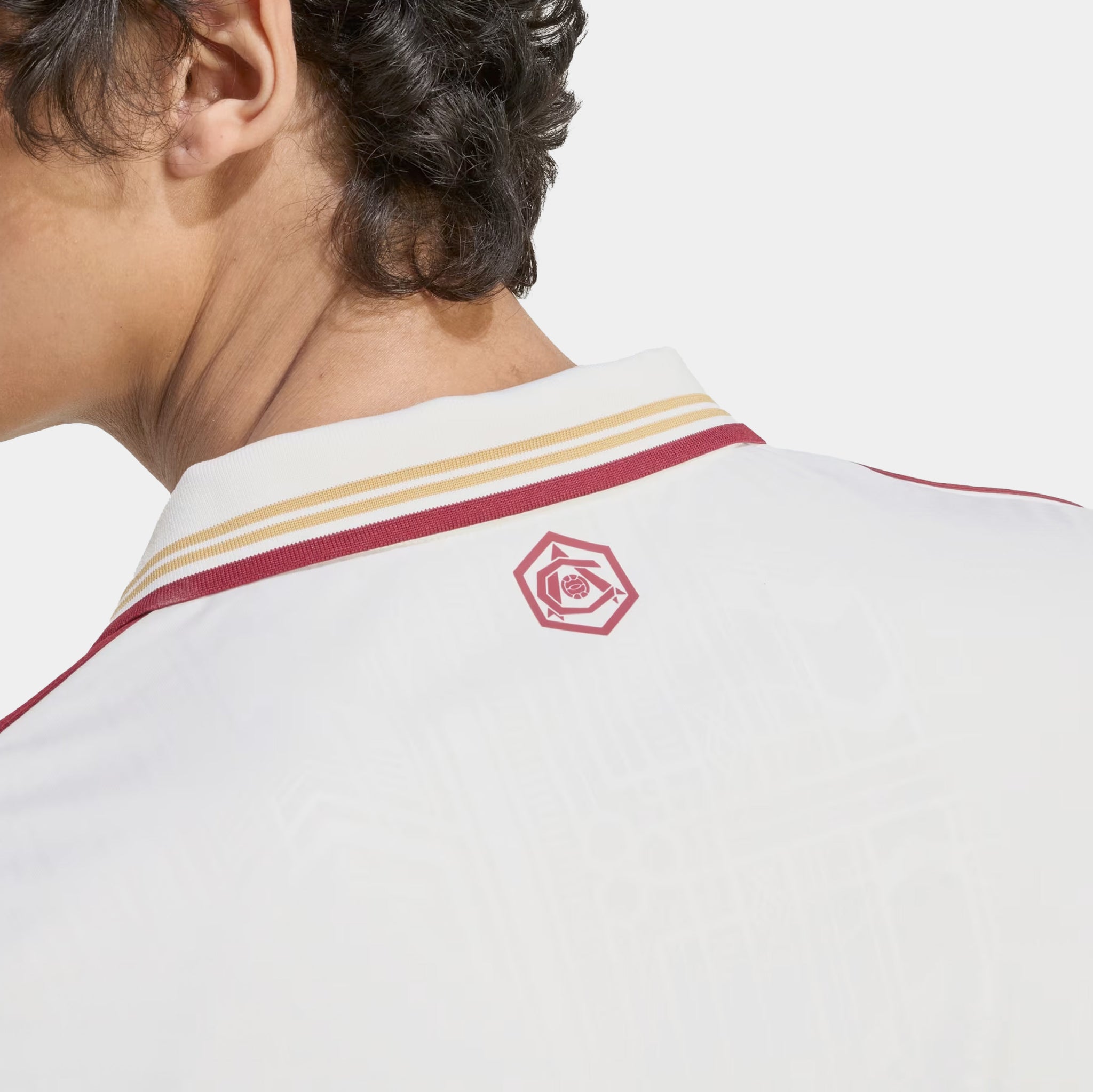adidas Arsenal 25 26 Third Mens Jersey Cloud White Burgundy JI9556