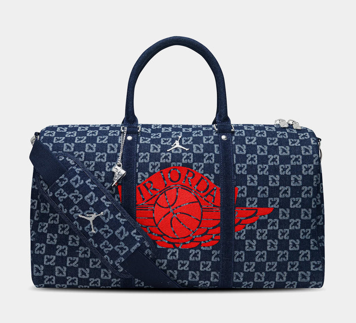 Jordan 23 Monogram Duffle Mens Bag Grey Black MA0759-G9Q – Shoe Palace