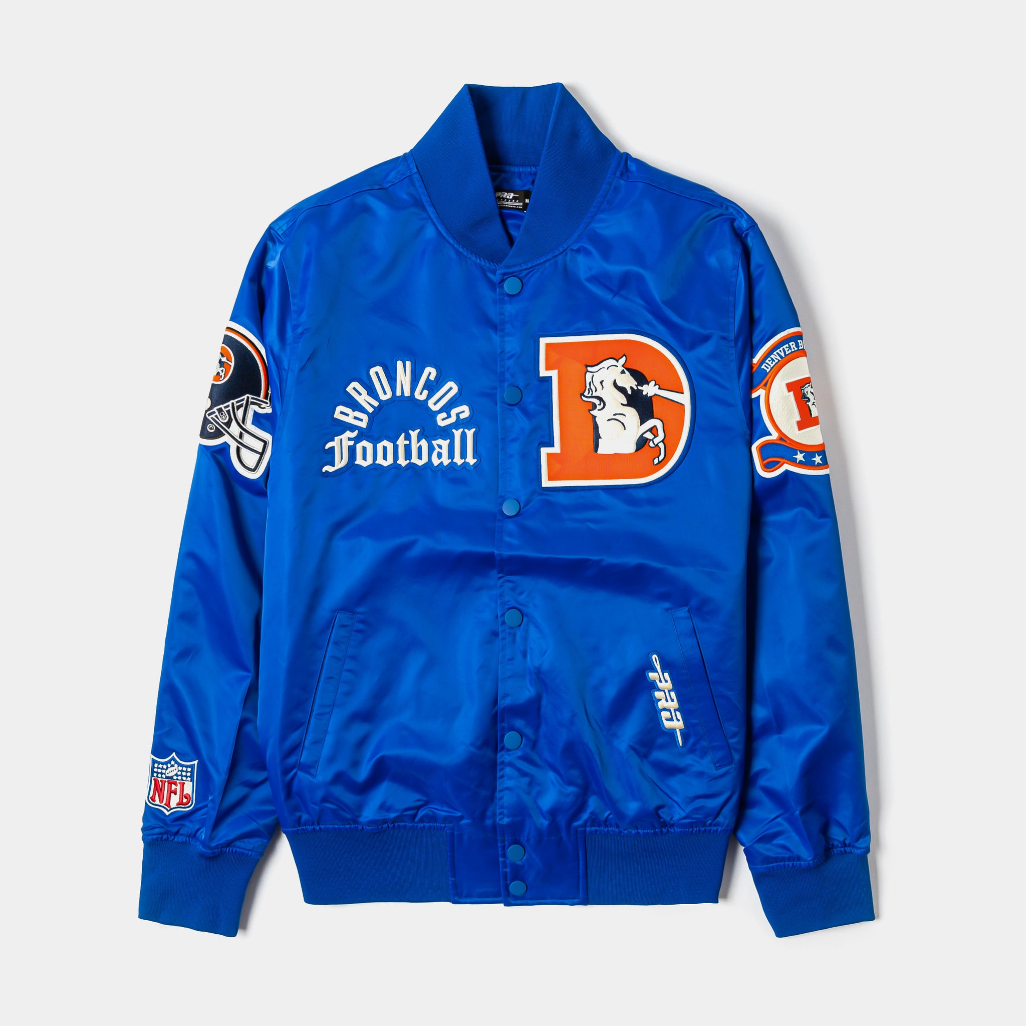 Pro Standard NFL Denver Broncos Original Satin Varsity Mens Jacket 